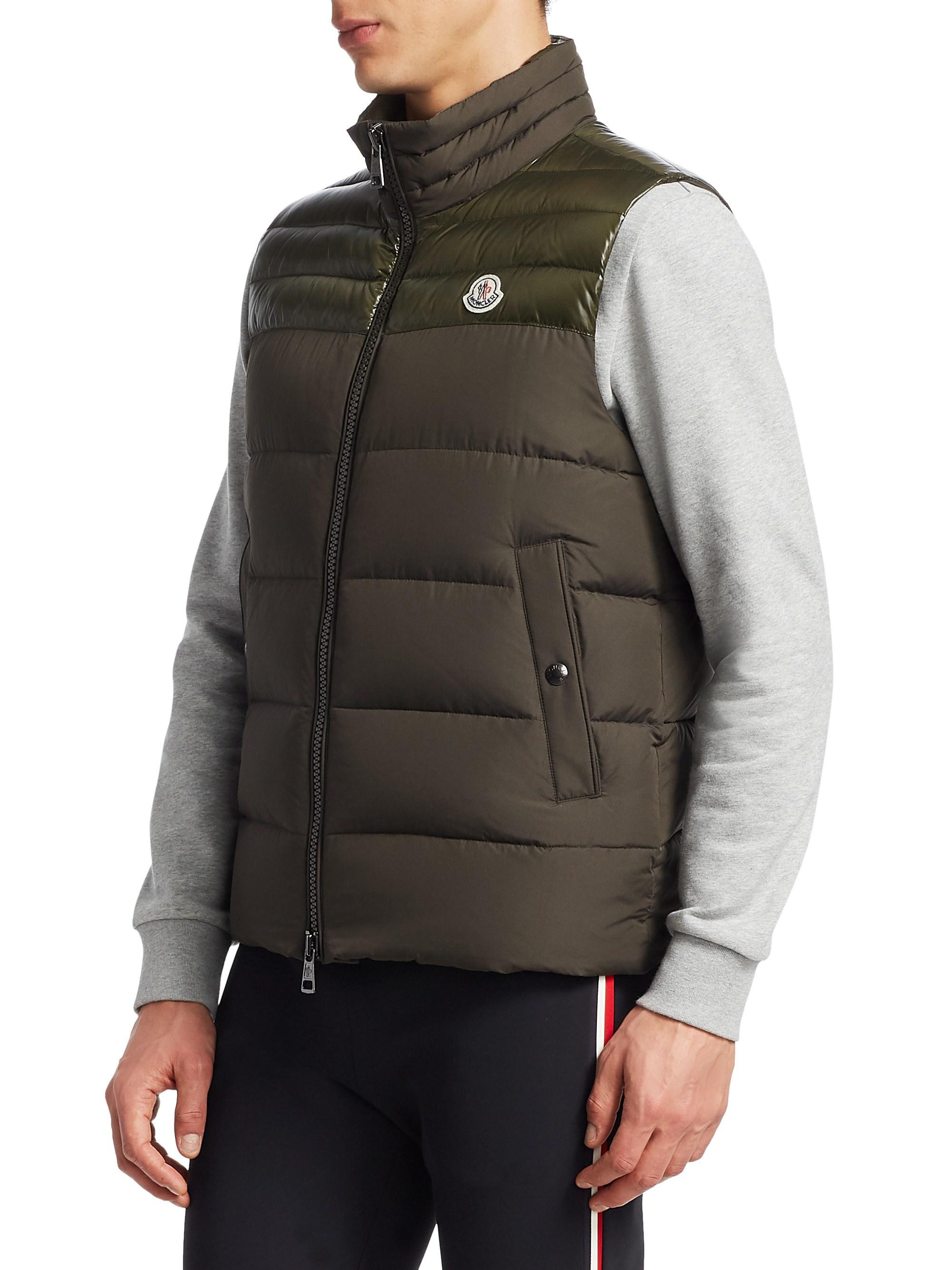 Moncler Synthetic Deneb Quilted Vest in 