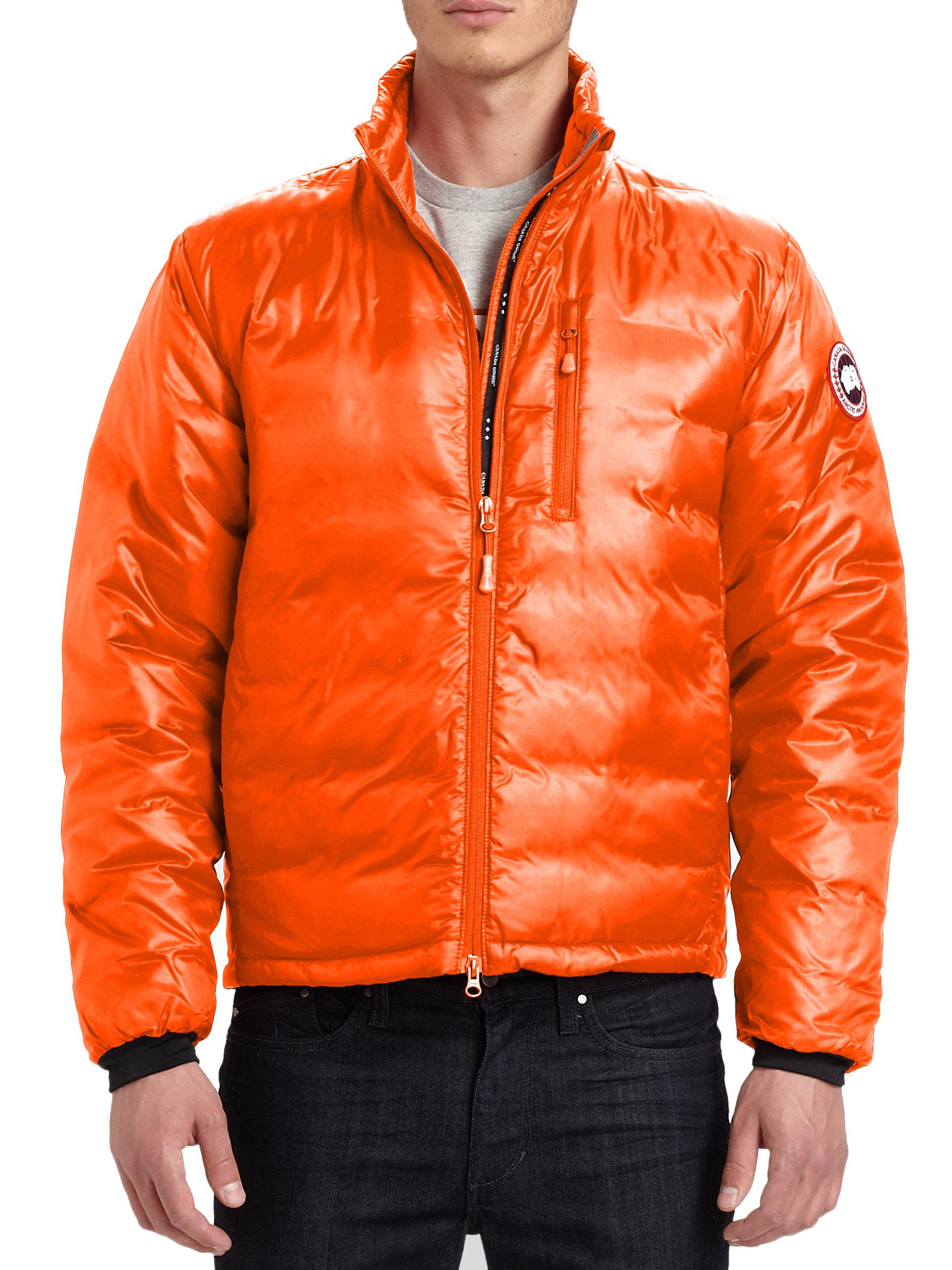 Lyst - Canada goose Lodge Down Jacket in Orange for Men