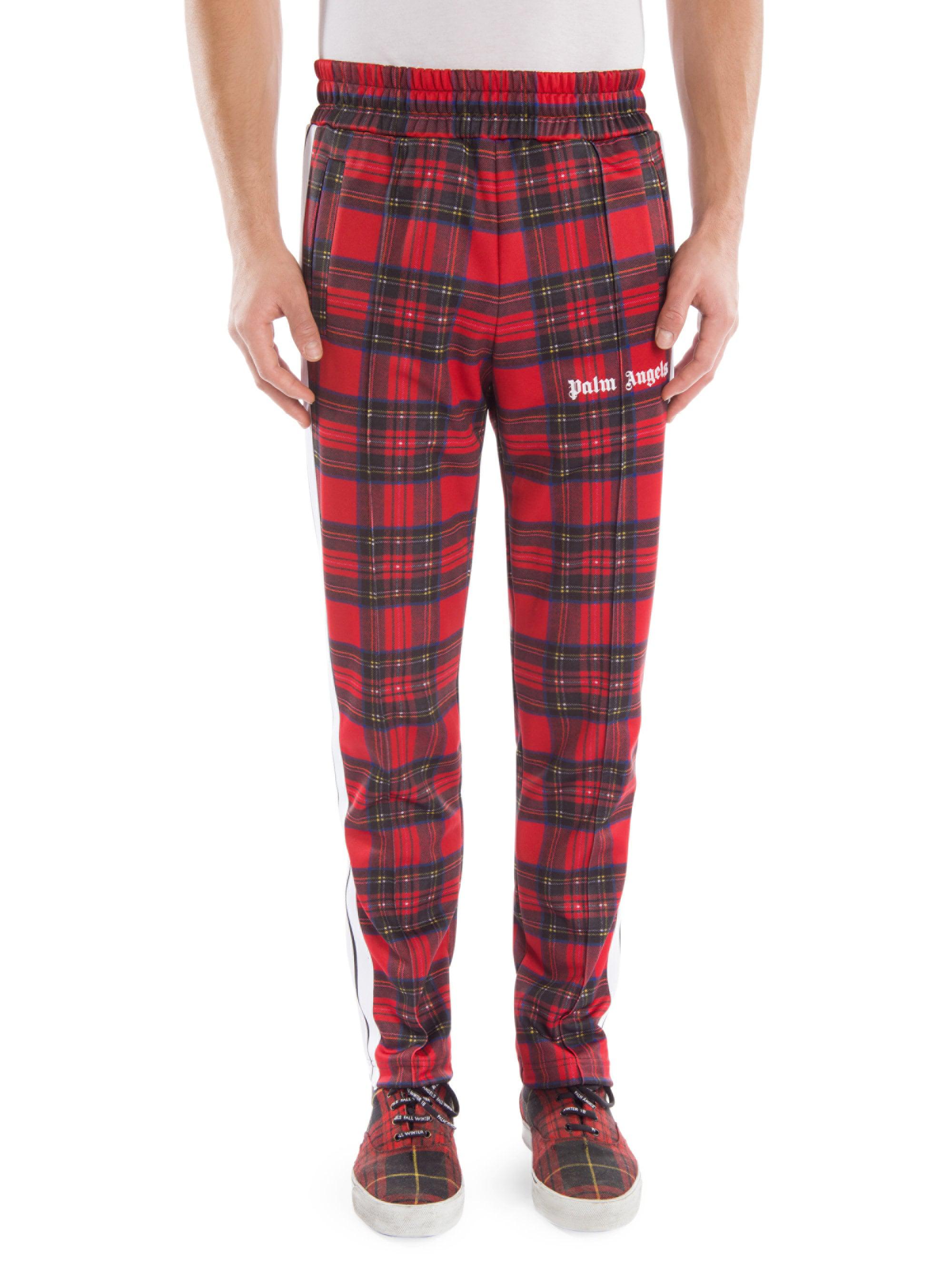 palm angels tartan pants