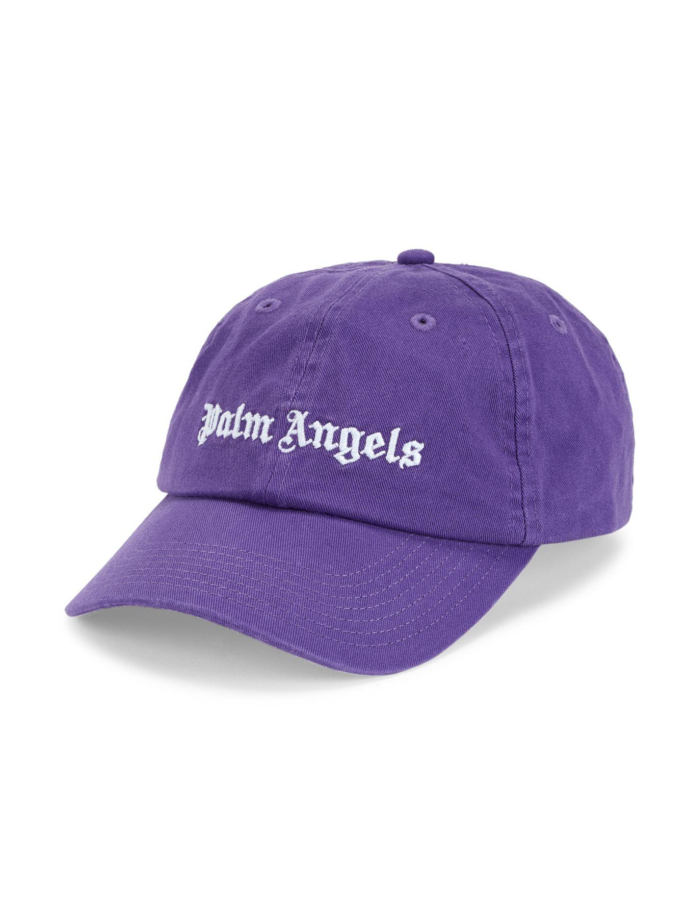 Palm Angels Cotton Classic Logo Cap in 