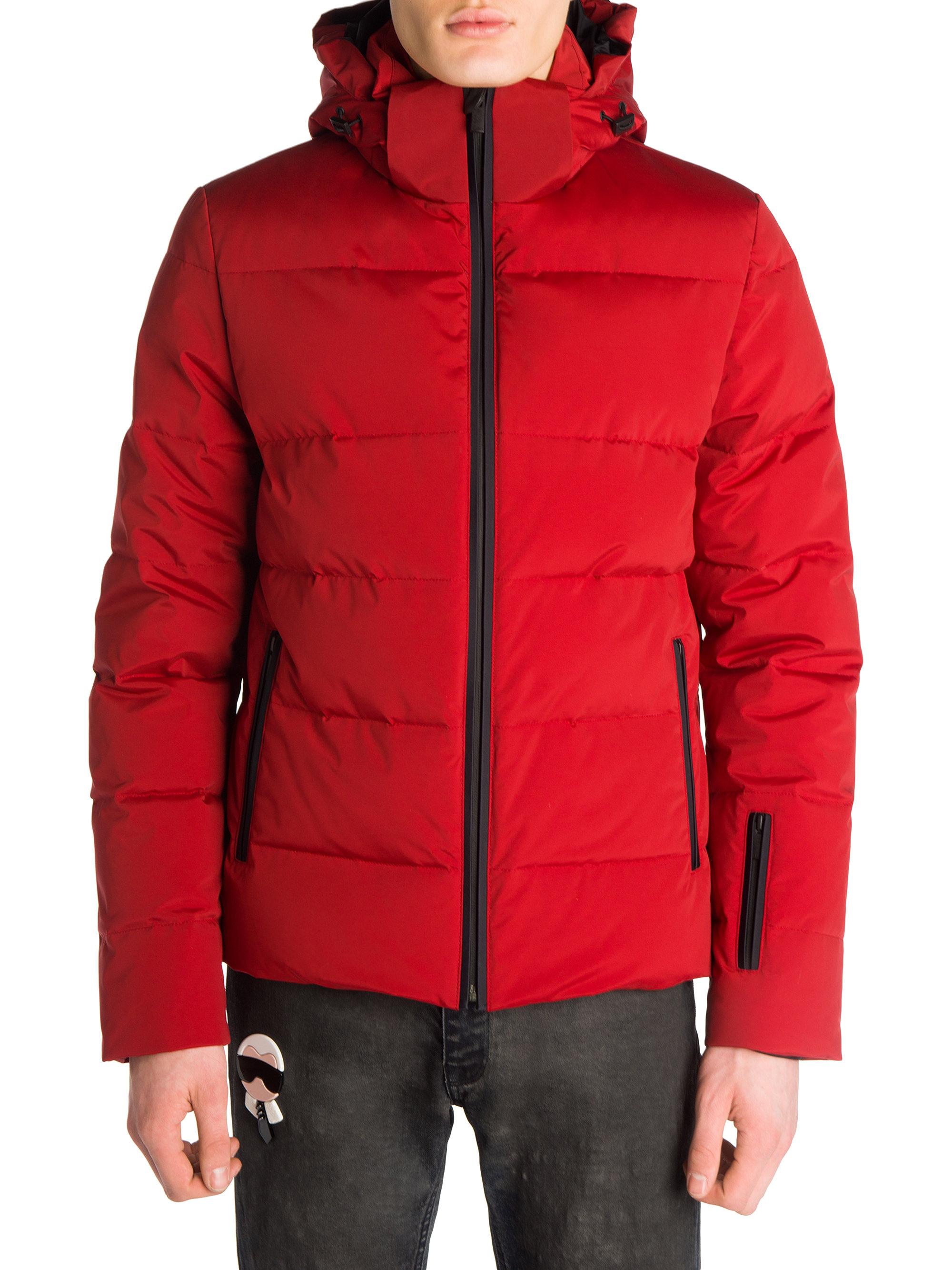 Lyst - Fendi Monster Puffer Jacket in Red for Men