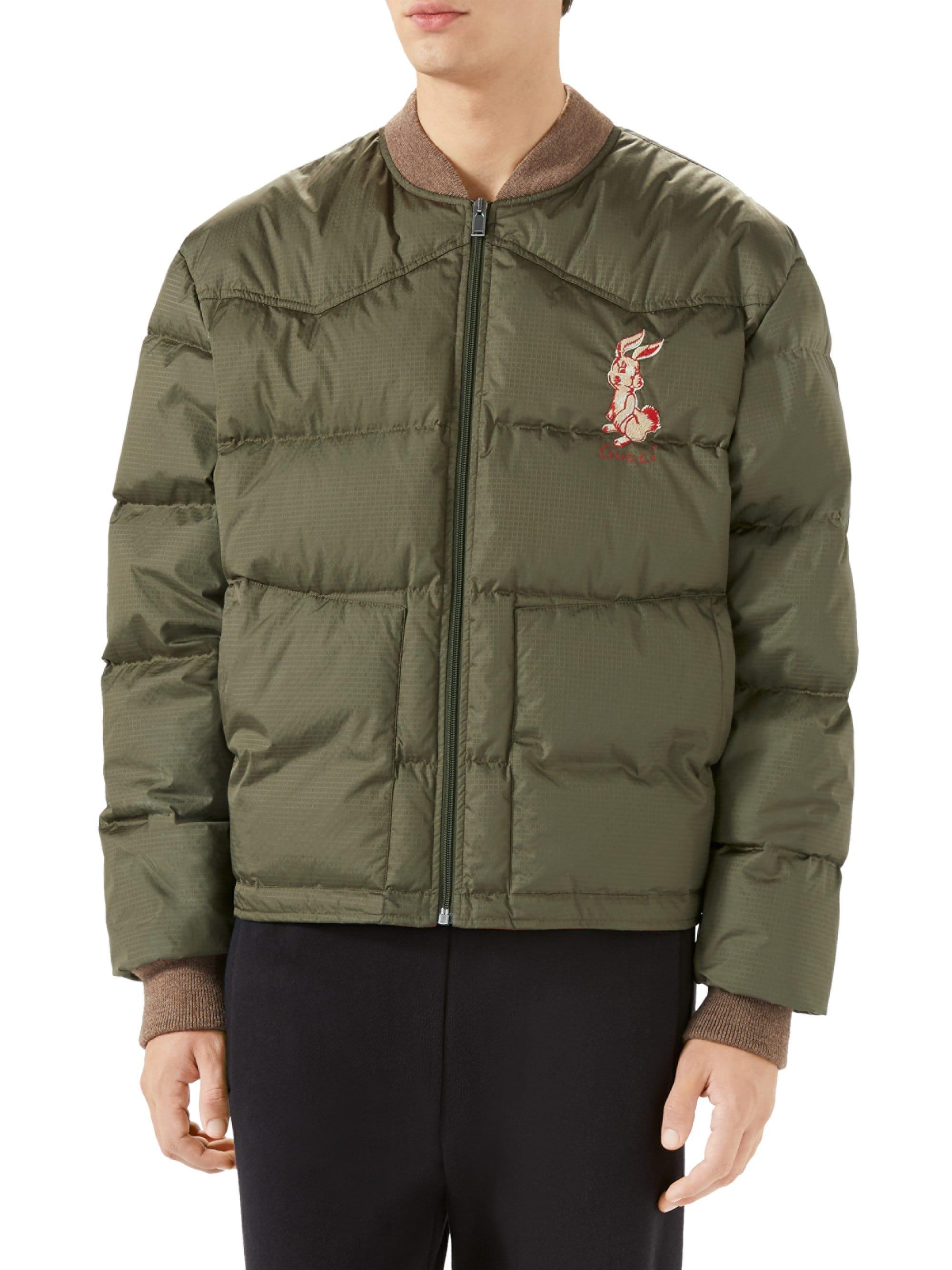 mens gucci puffer coat