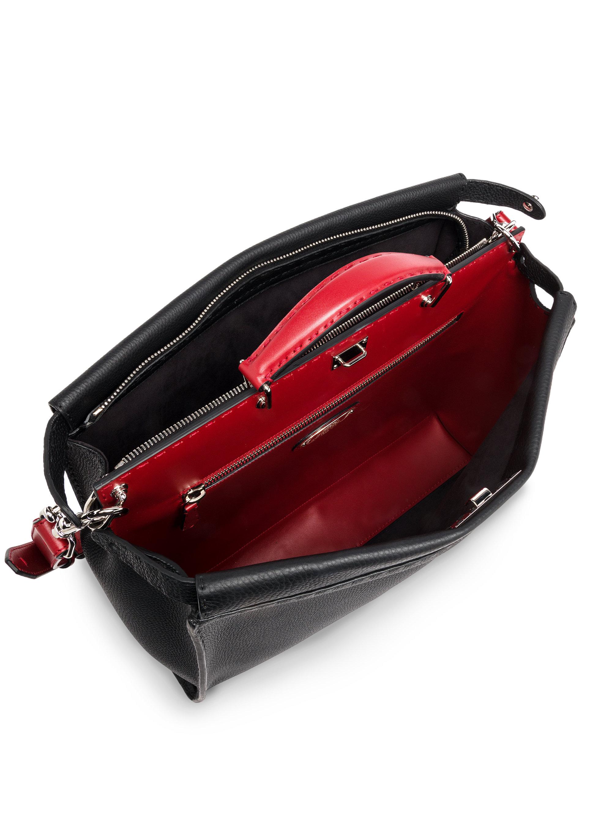 red and black fendi bag