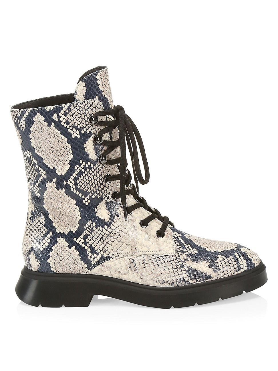 stuart weitzman python boots