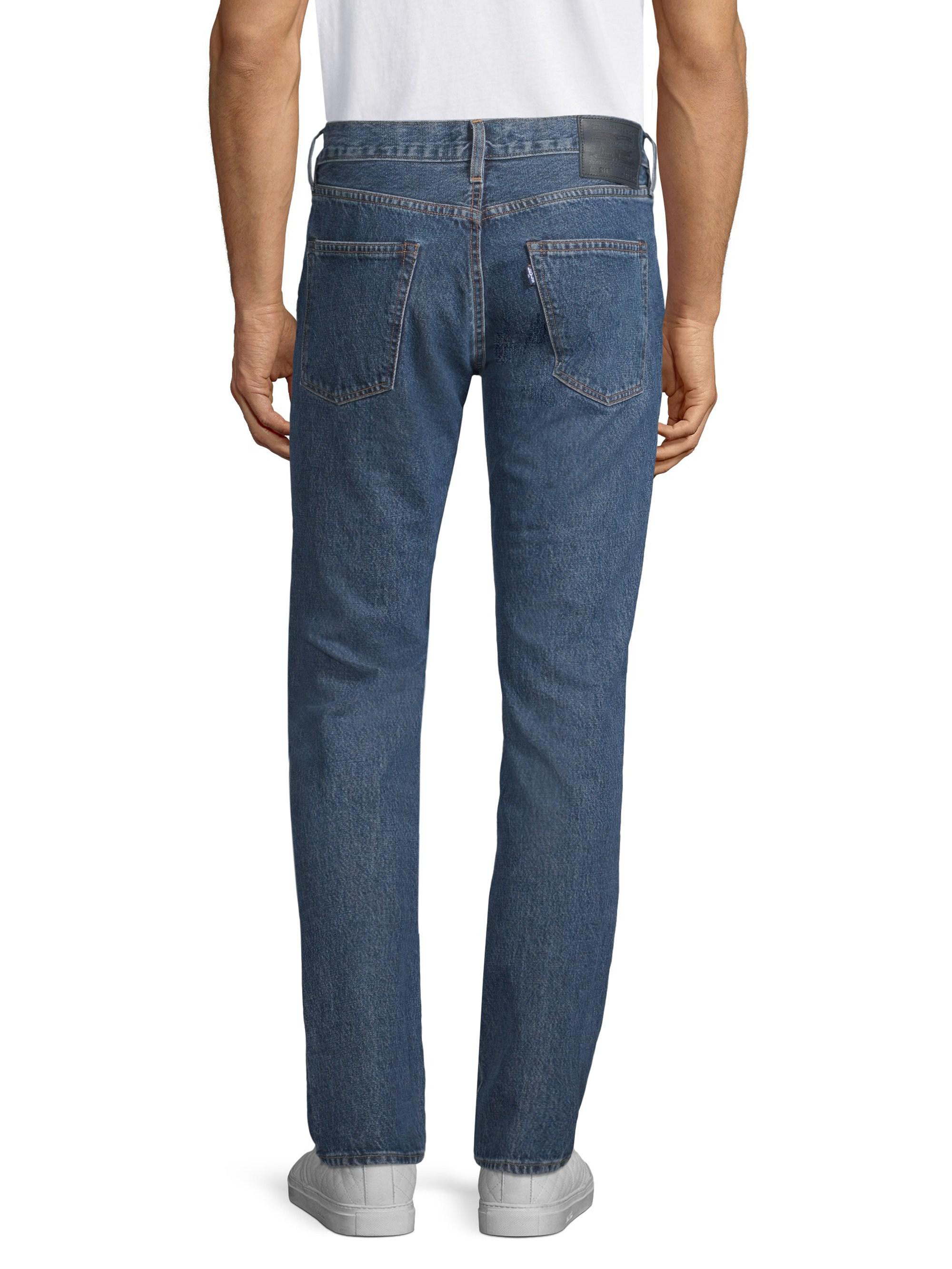 Levi's 511 Slim-fit Stonewash Jeans in Blue for Men - Lyst