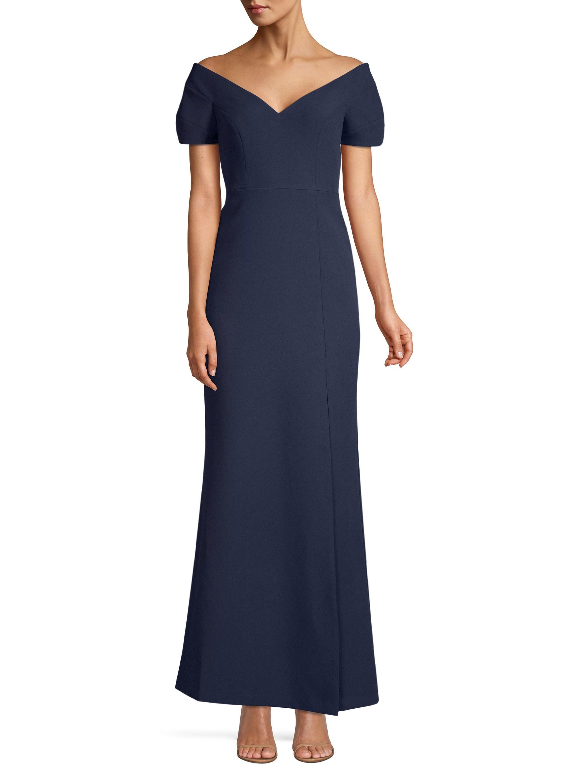 bcbg dark navy dress