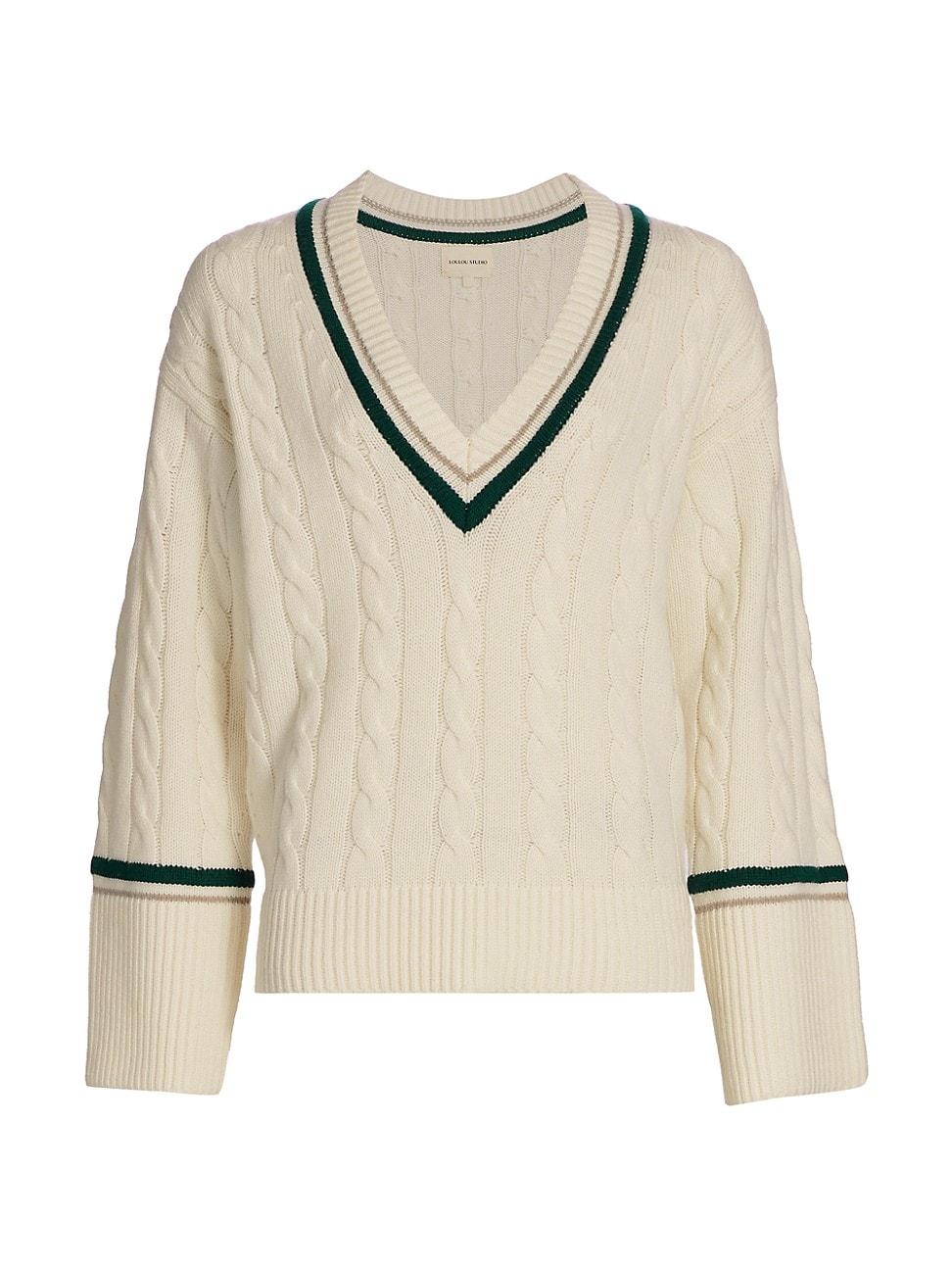 Cashmere Cable-knit Sweater 