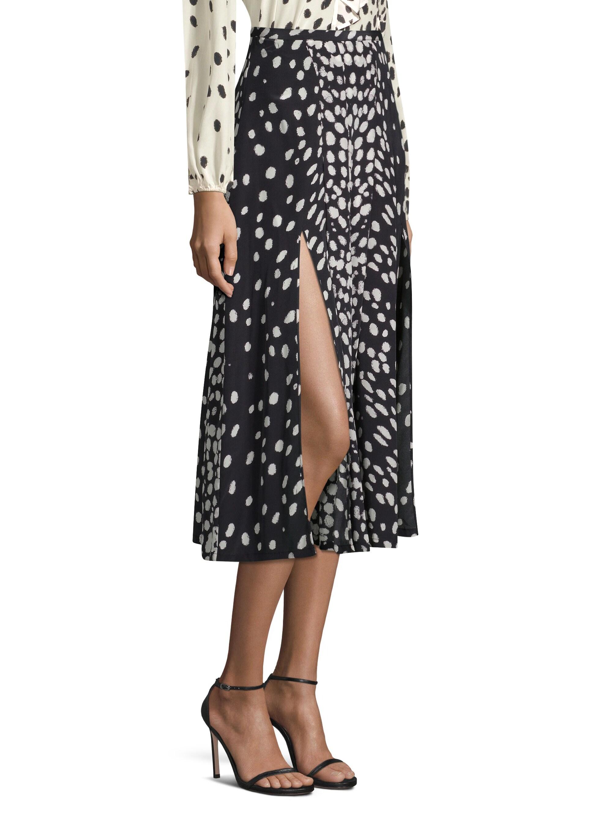 rixo georgia leopard skirt