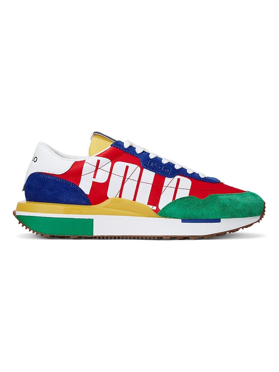 Polo Ralph Lauren Train 89vly Colorblocked Low-top Sneakers in