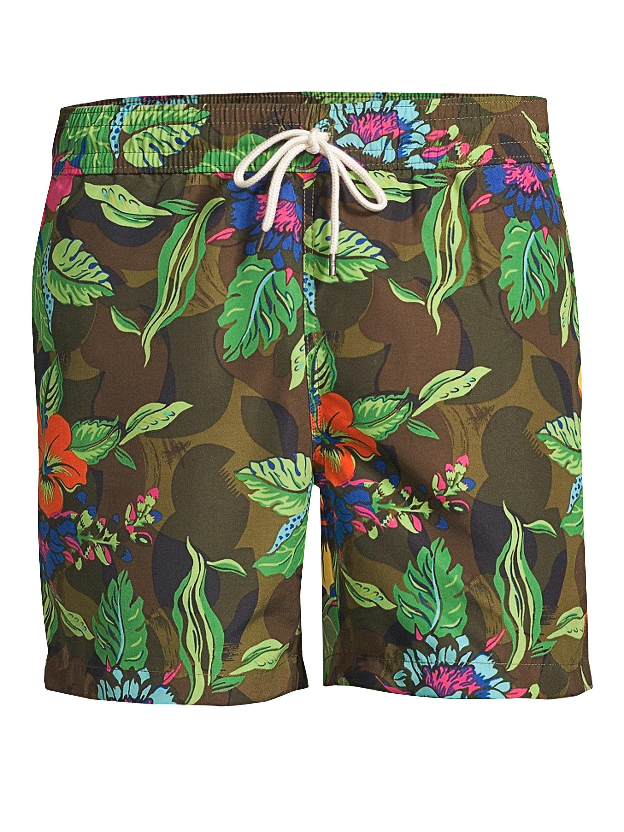 polo camo swim trunks