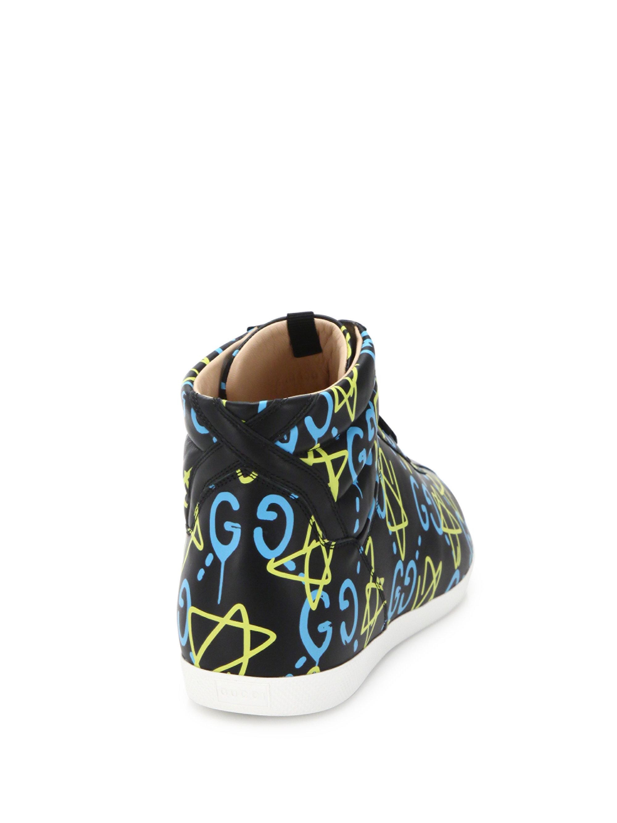 gucci ghost high top sneakers