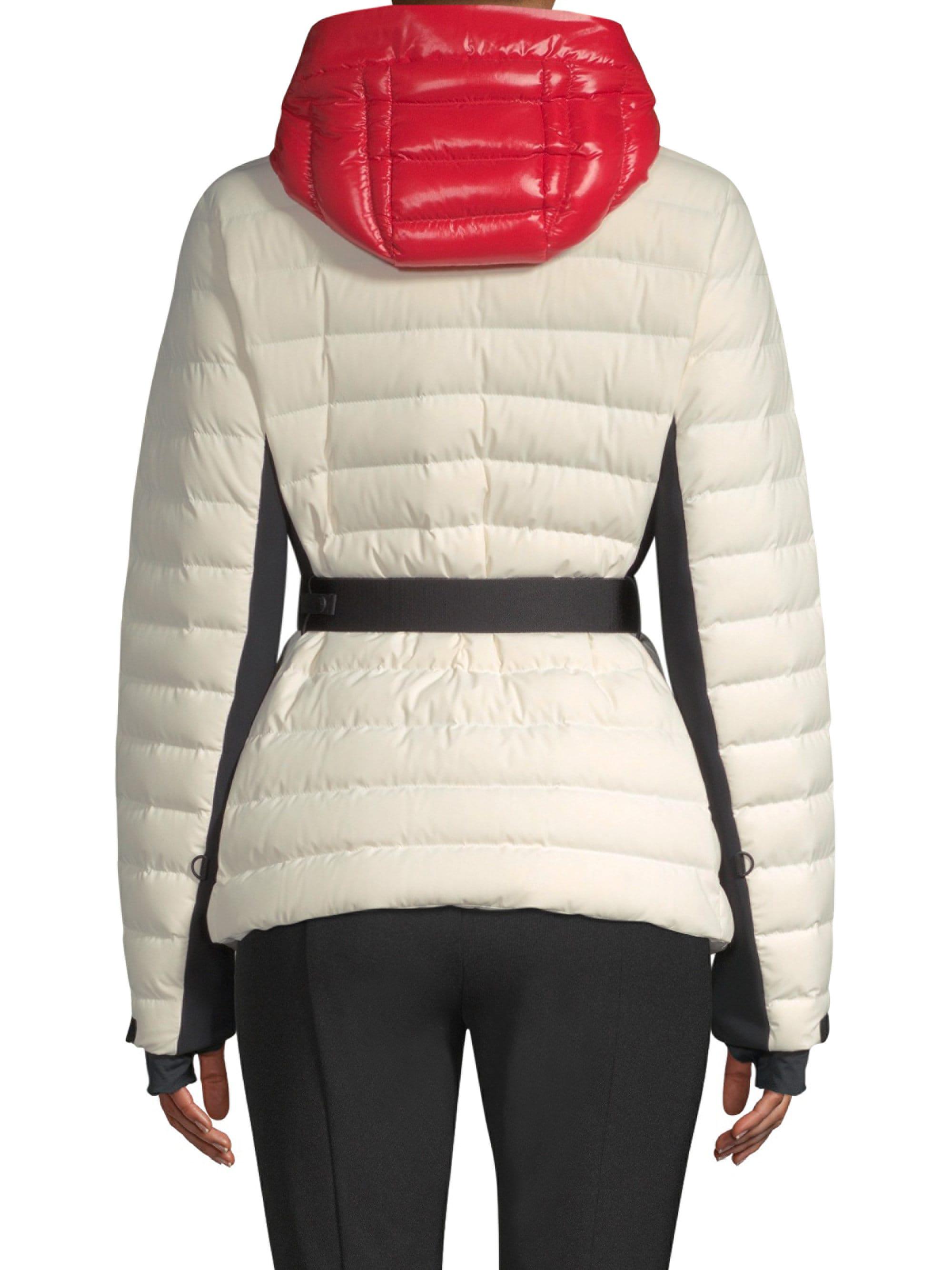 Moncler Synthetic Bruche French Flag Puffer Ski Jacket - Lyst