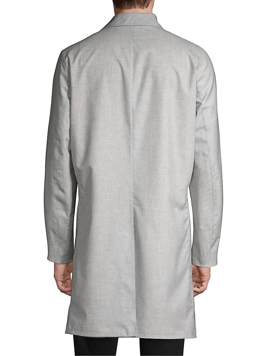 kiton raincoat