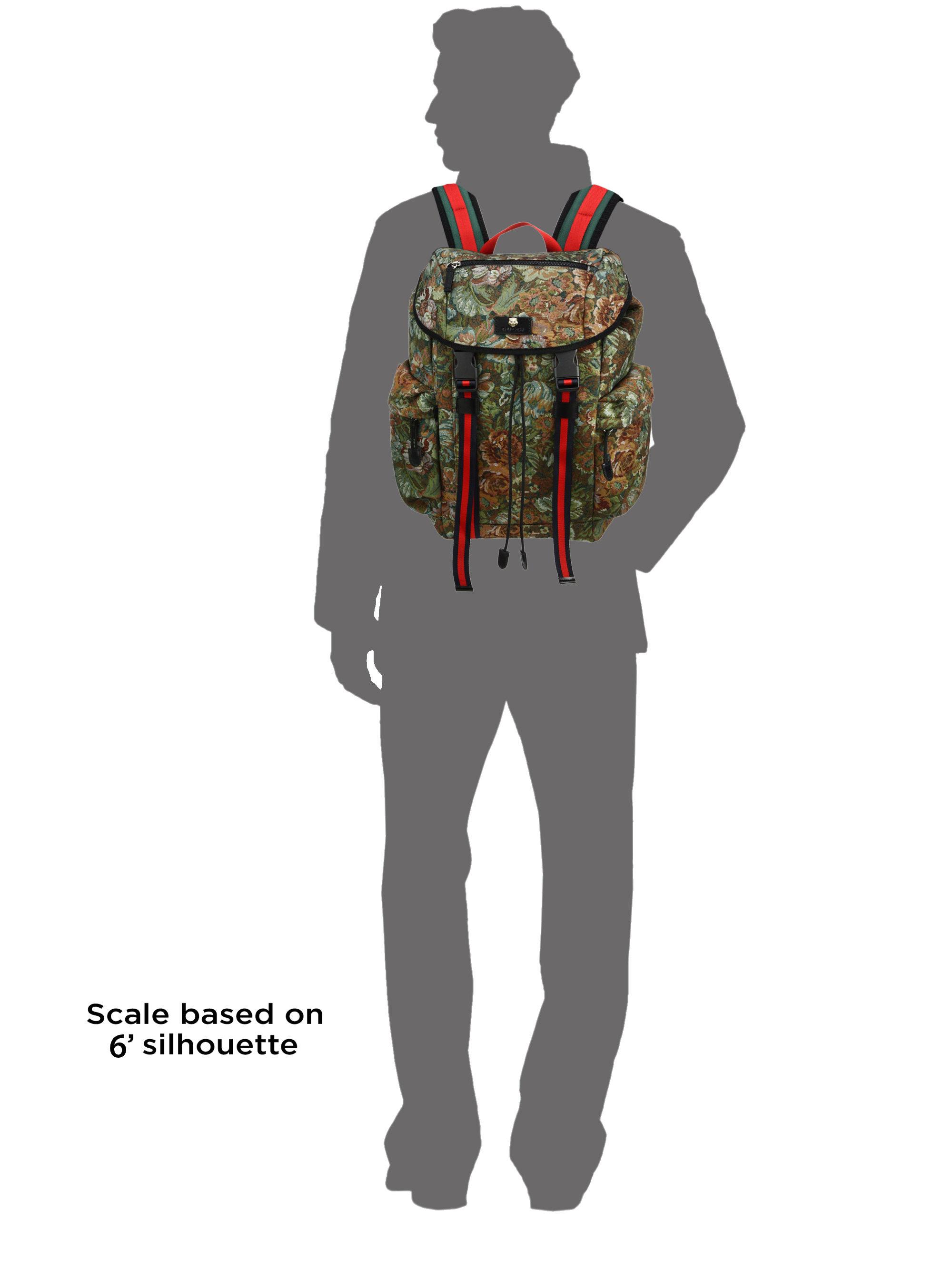 gucci brocade backpack