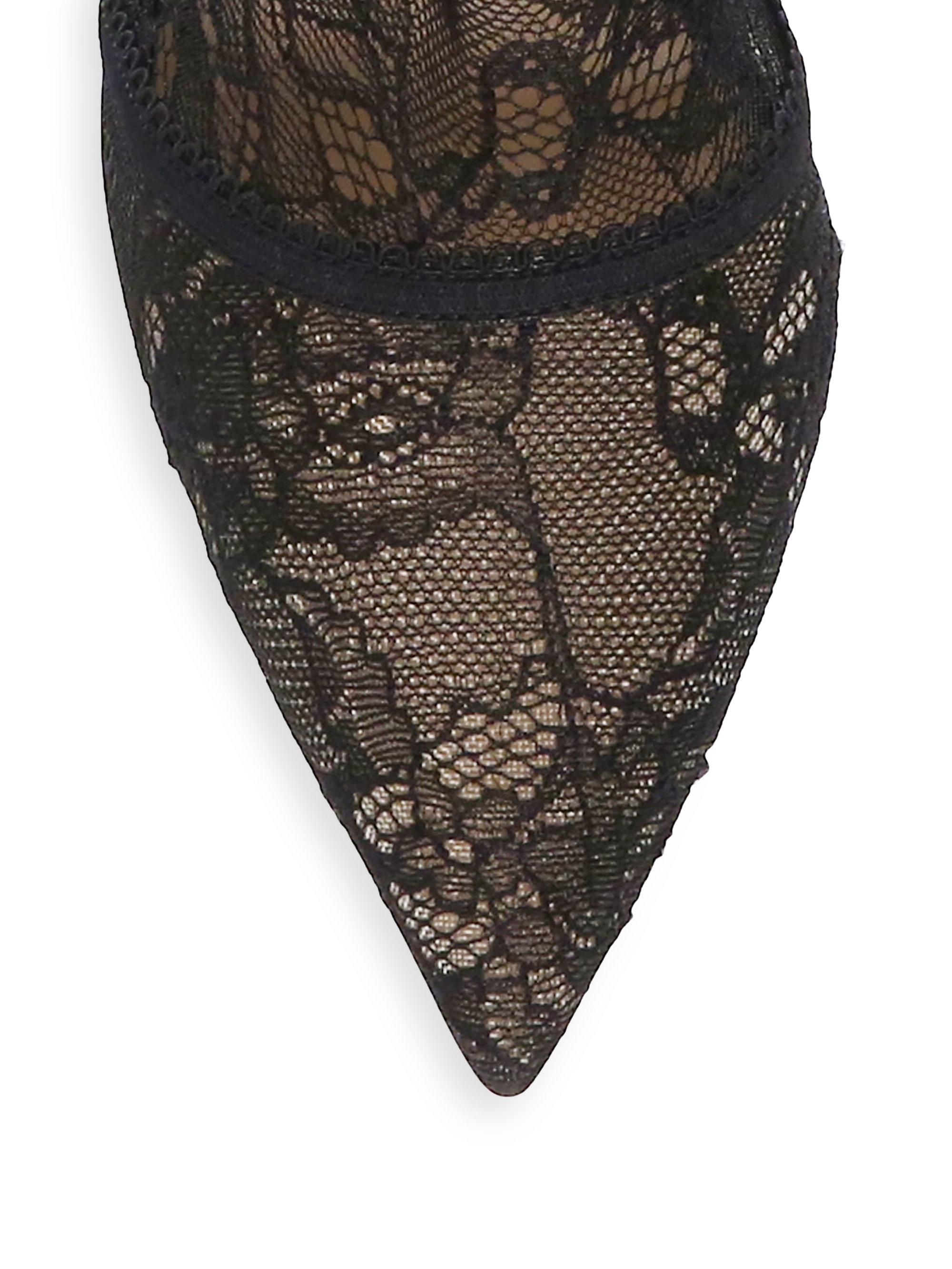 gianvito rossi stretch lace sock booties
