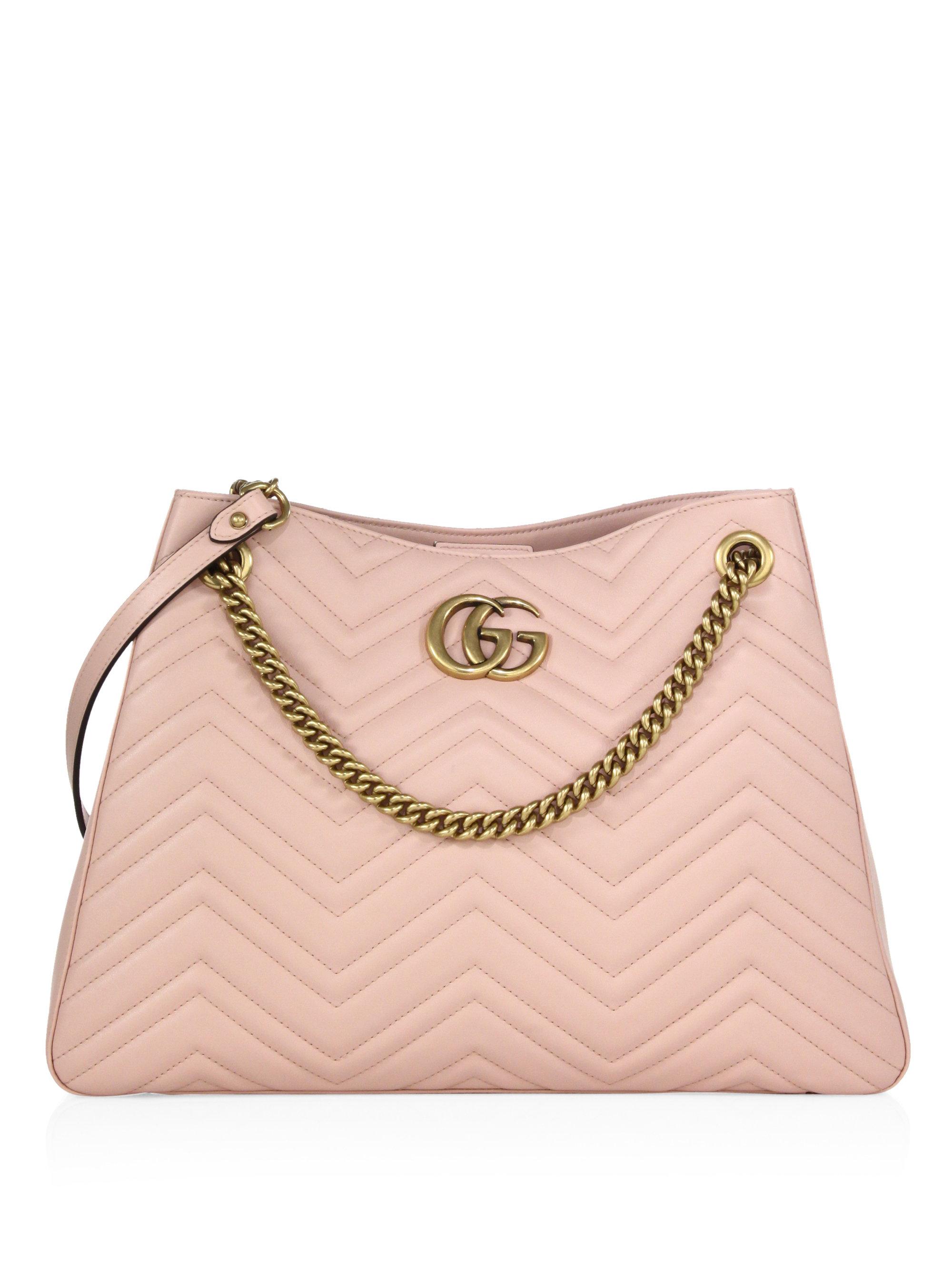 gucci marmont matelasse pink