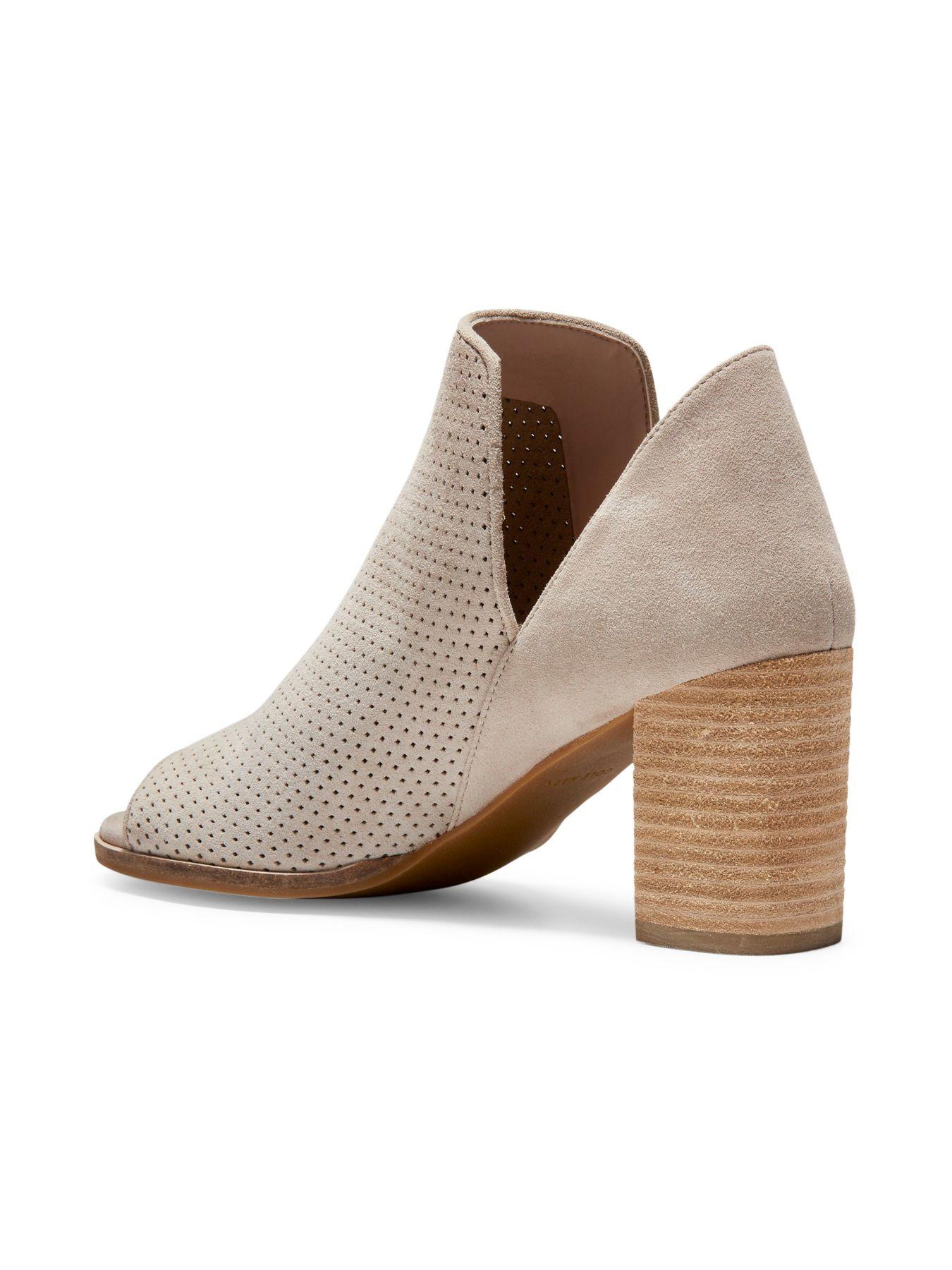 shiloh open toe bootie