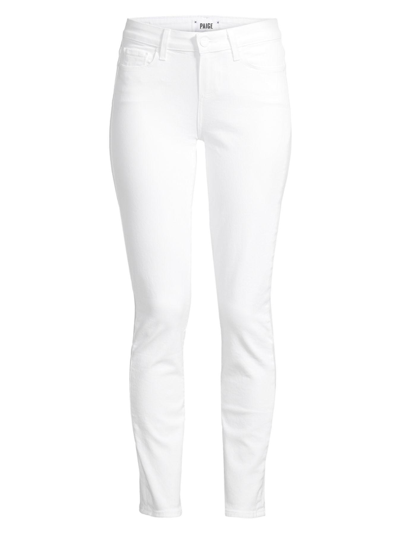 paige skyline skinny white