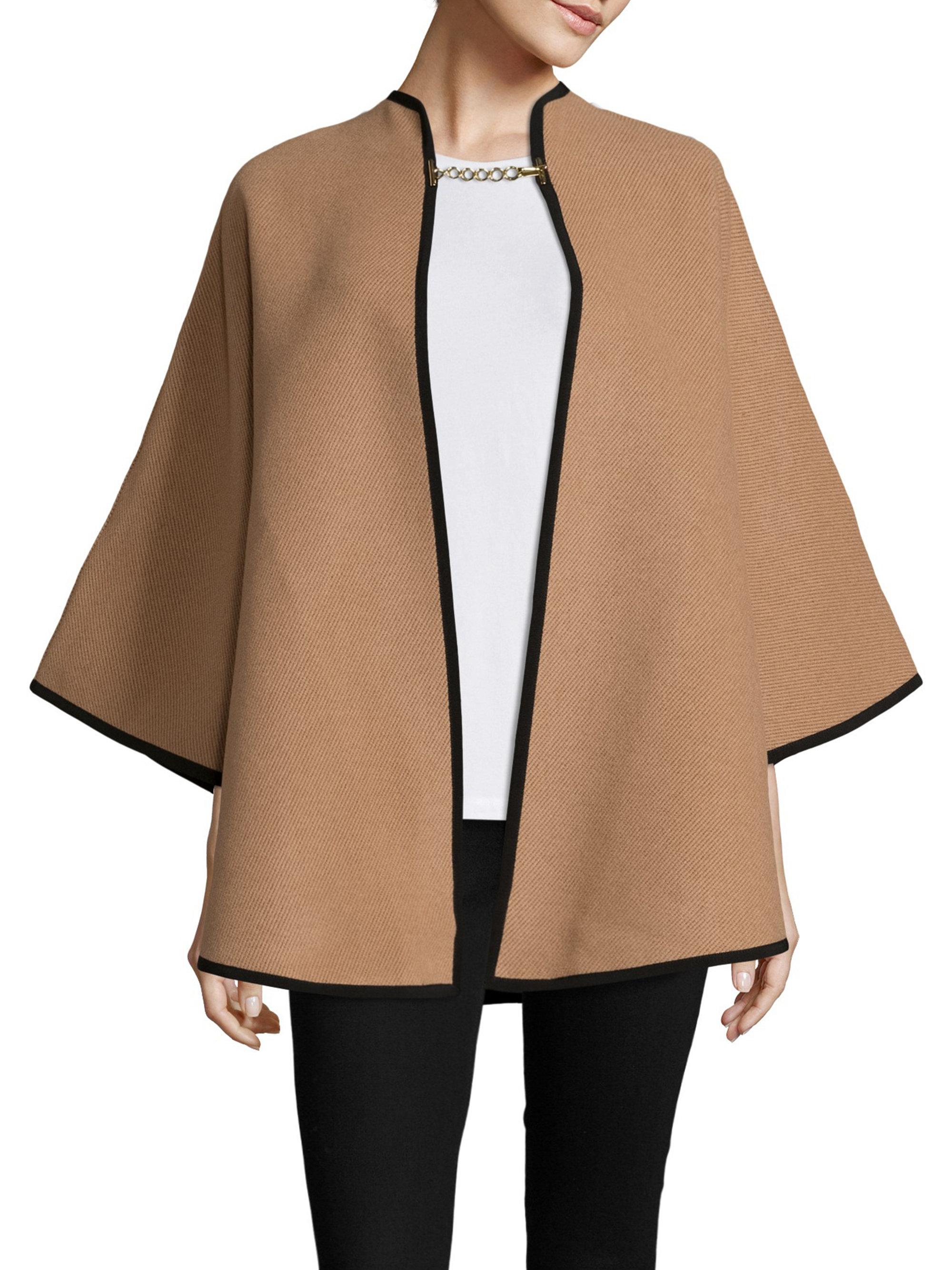 Burberry Wool & Cashmere Military Cape in Camel (Brown) - Lyst