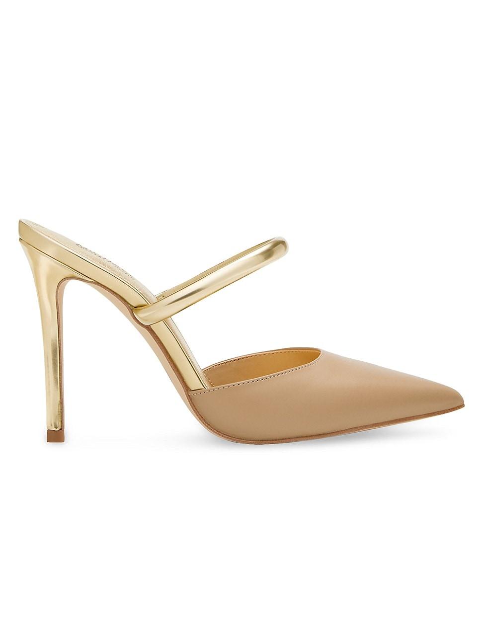 MICHAEL Michael Kors Jessa Metallic Mule Pumps Lyst