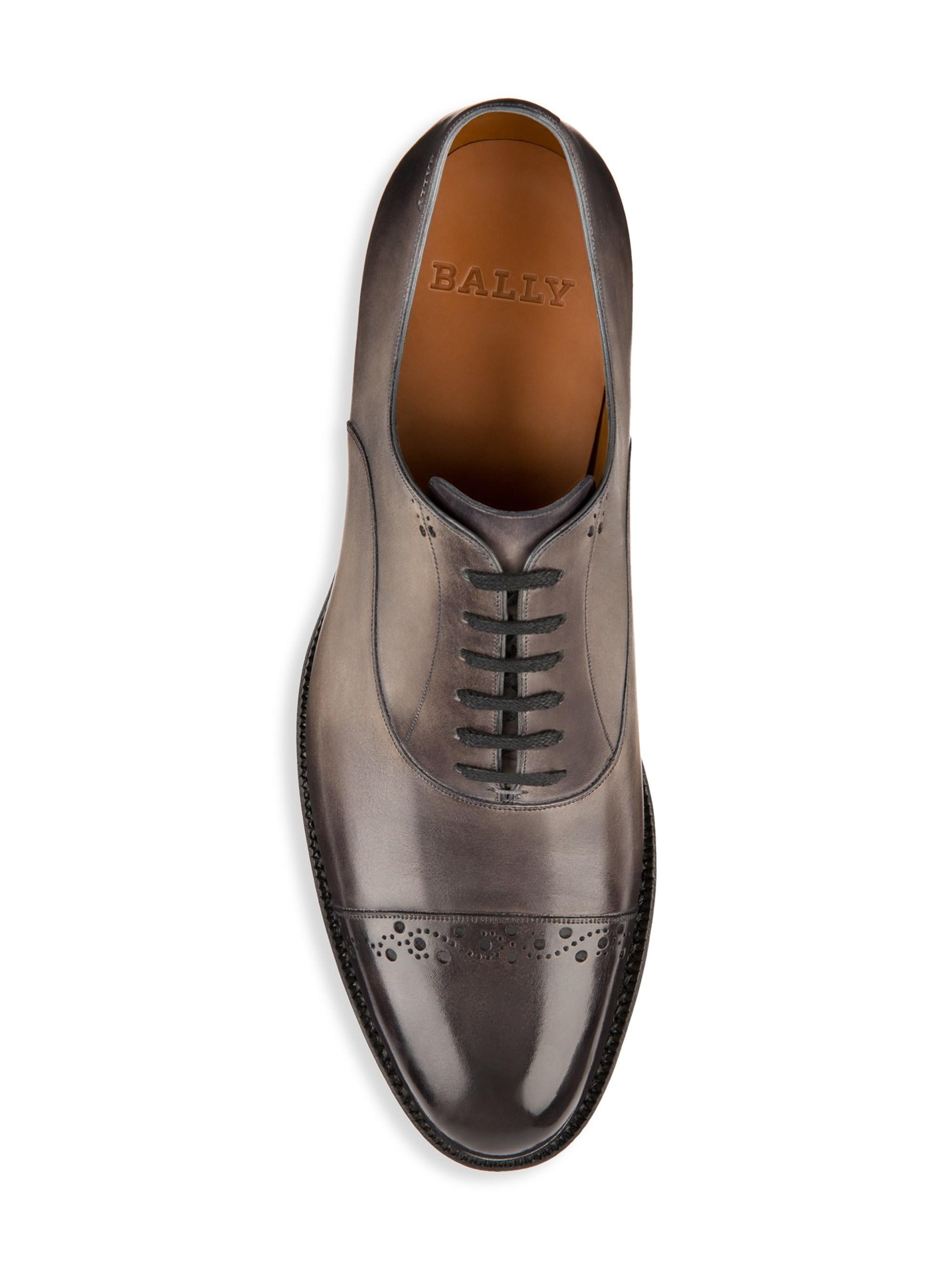 bally men's leather shoes