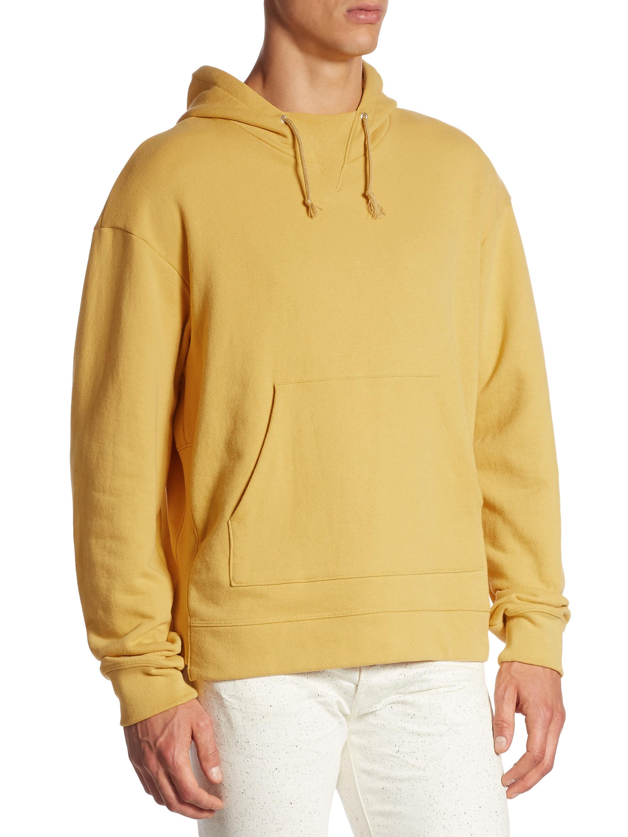 john elliott kake mock hoodie