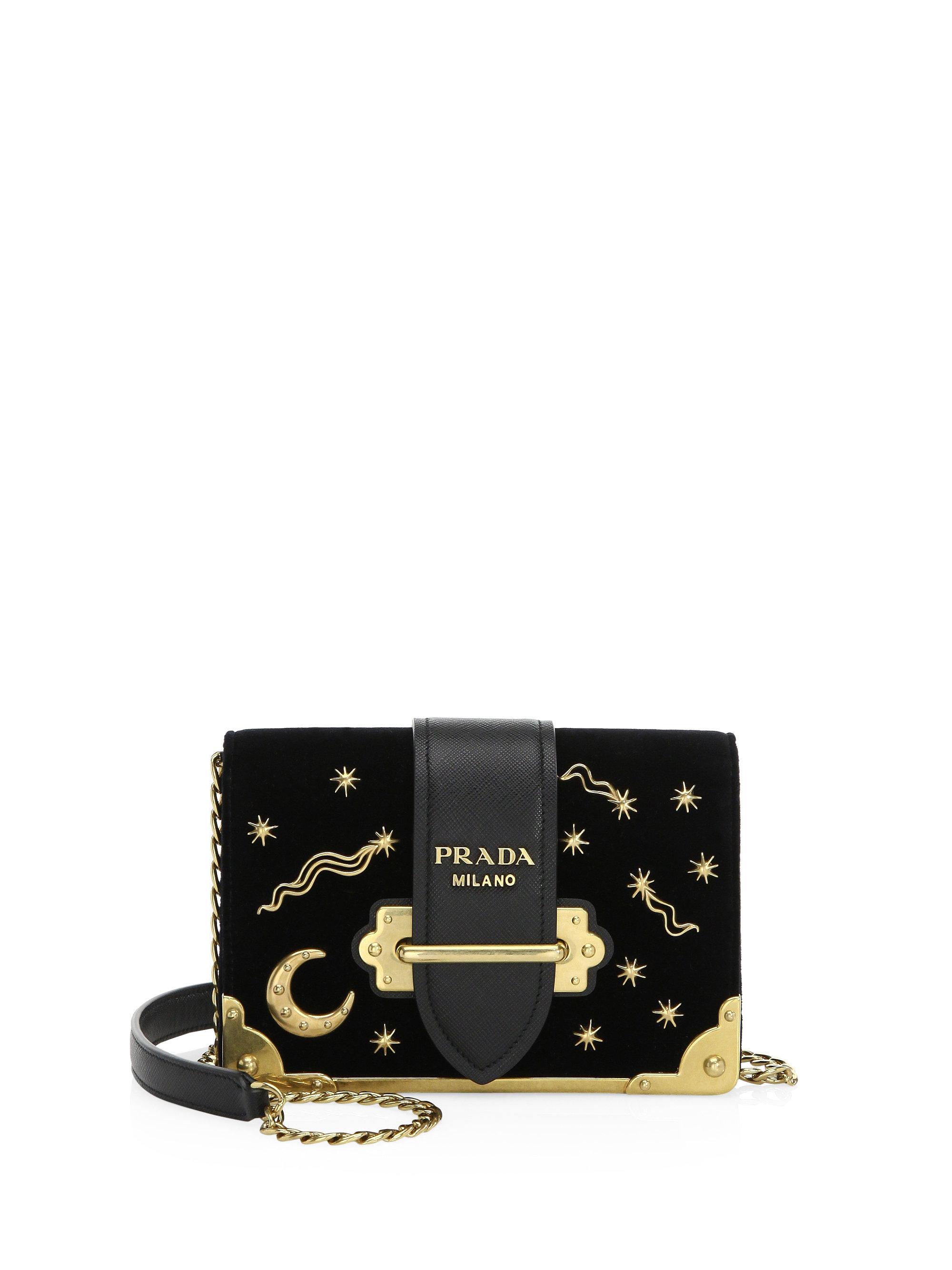 Prada Cahier Moon \u0026 Stars Velvet 