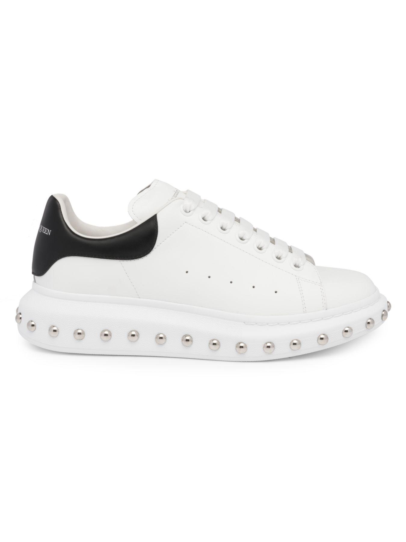 alexander mcqueen studded sneakers