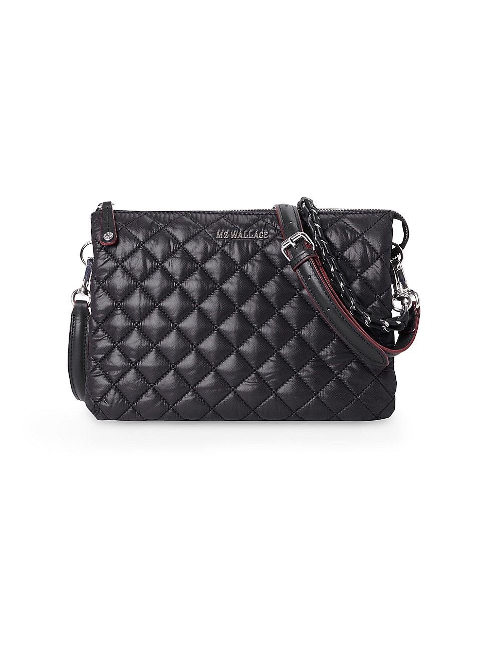 MZ Wallace Large Crosby Pippa Crossbody Bag in Black Lyst