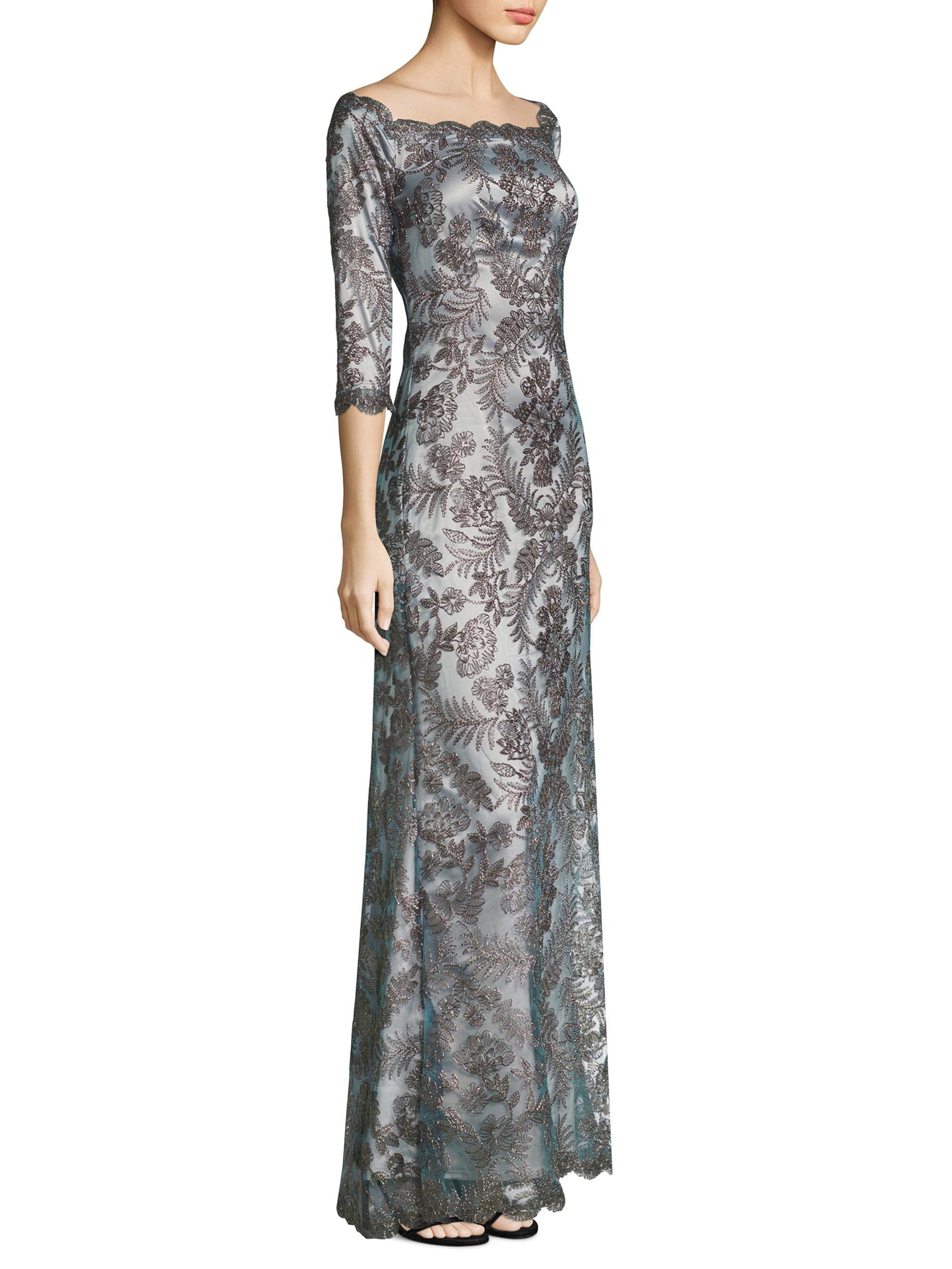 floral lace gown
