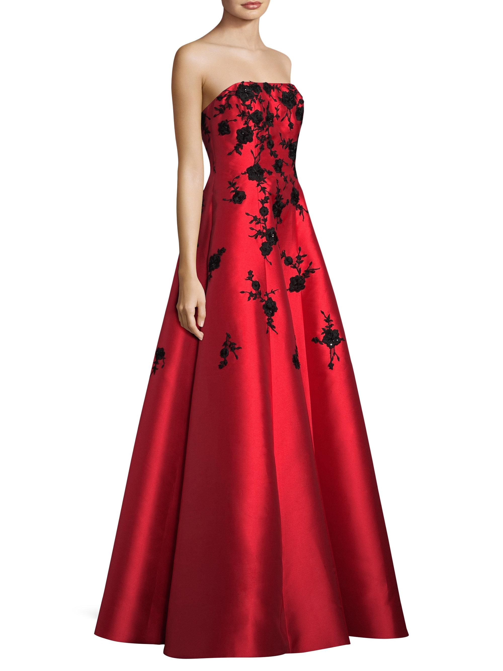 basix black label red dress