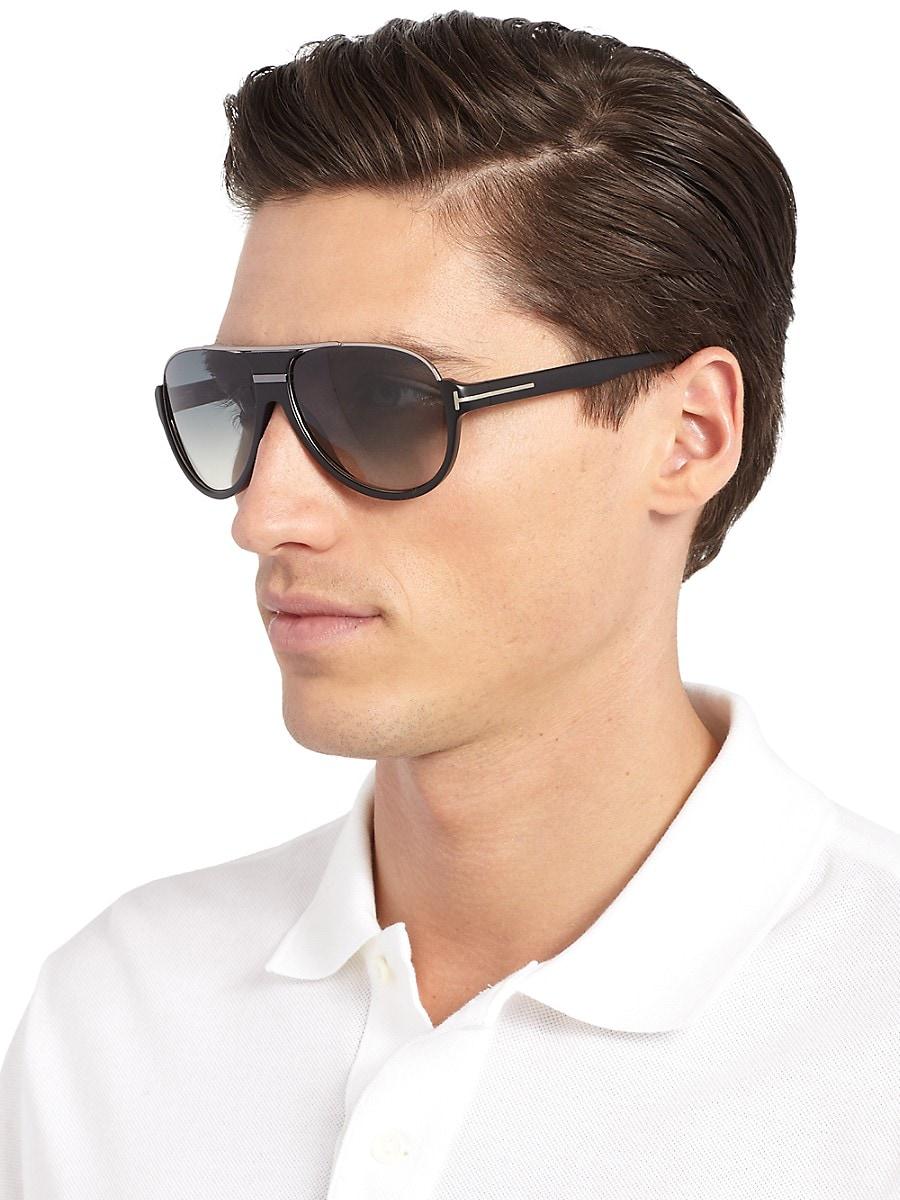 Tom Ford Dimitry Retro Sunglasses in Black for Men | Lyst