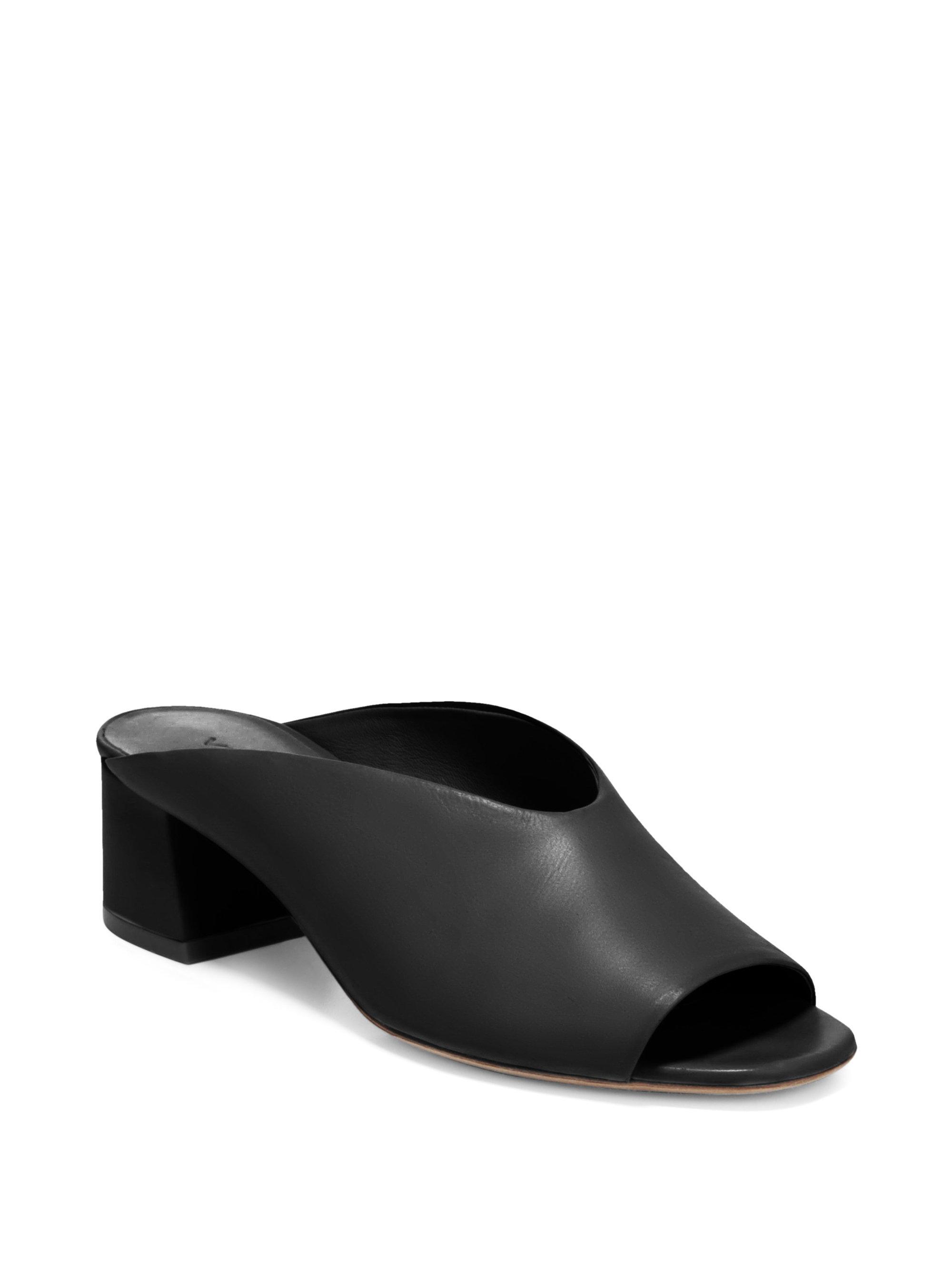 Vince Cachet Leather Mule Sandals in 