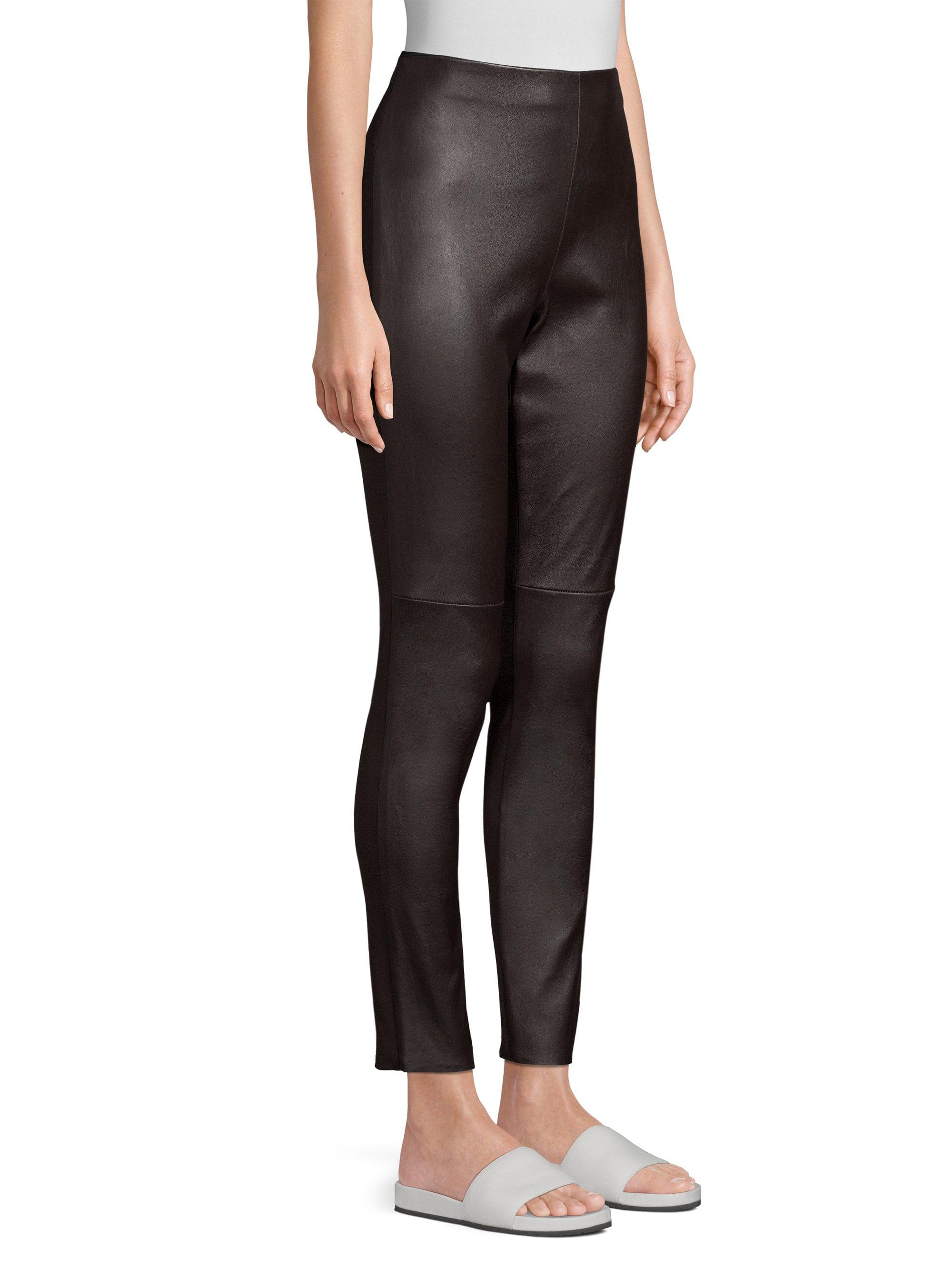 max mara leather trousers