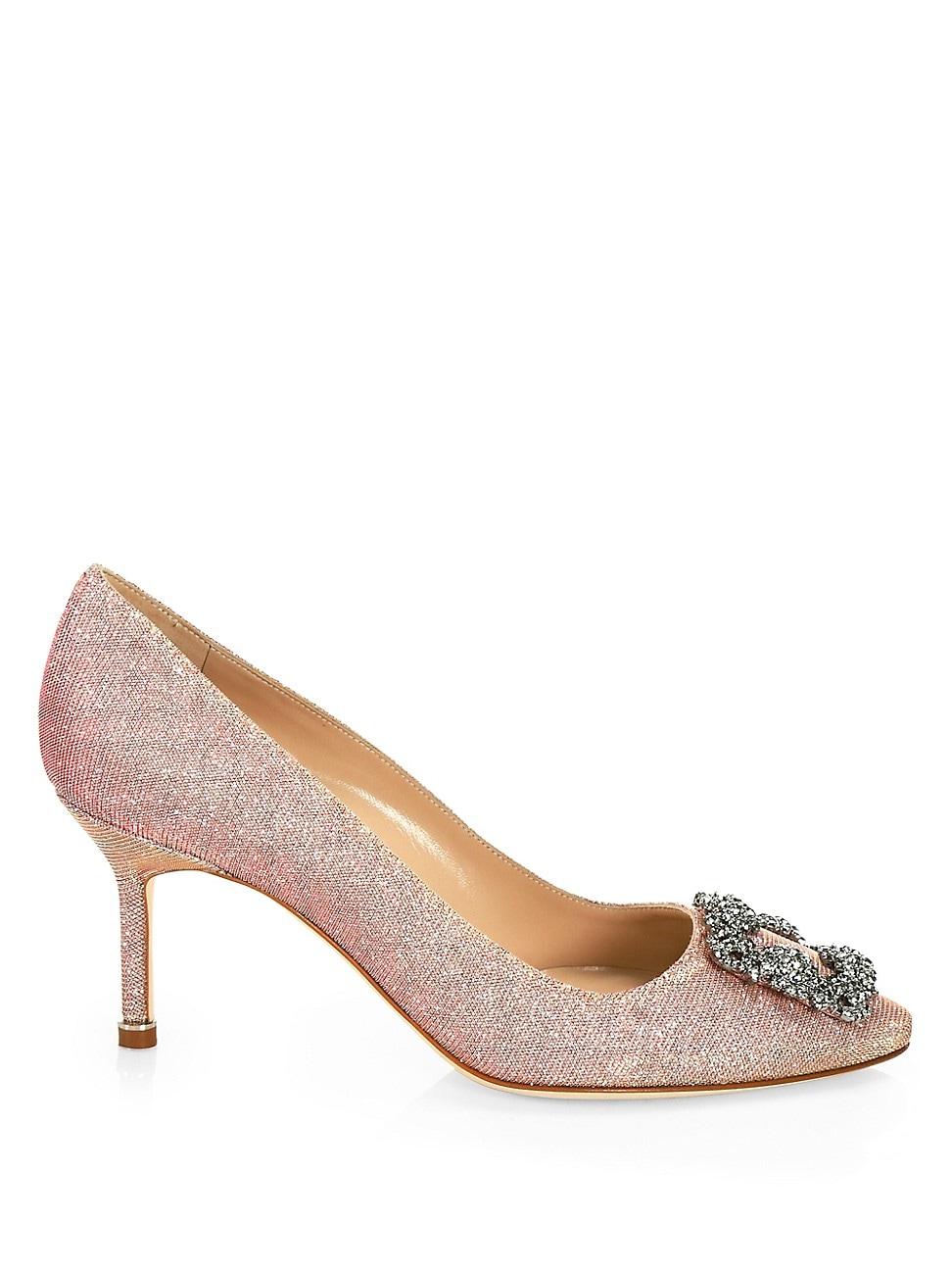 champagne coloured court shoes