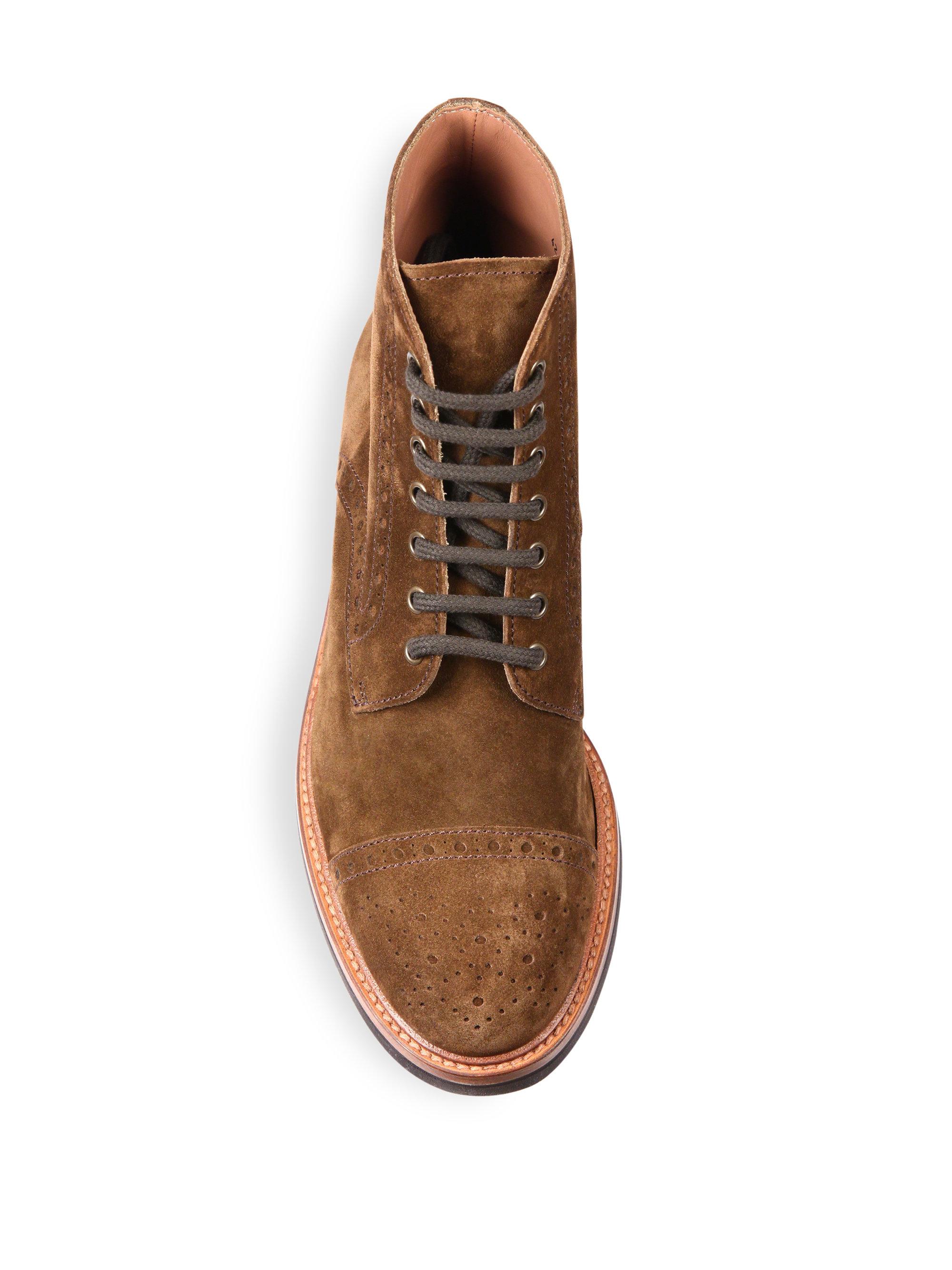 brunello cucinelli suede boots