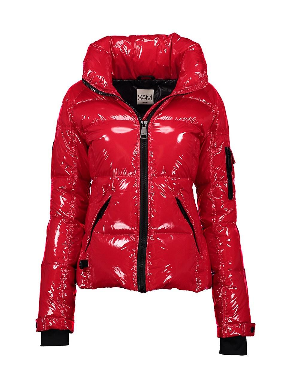Sam. Freestyle Down Puffer Jacket in Red | Lyst