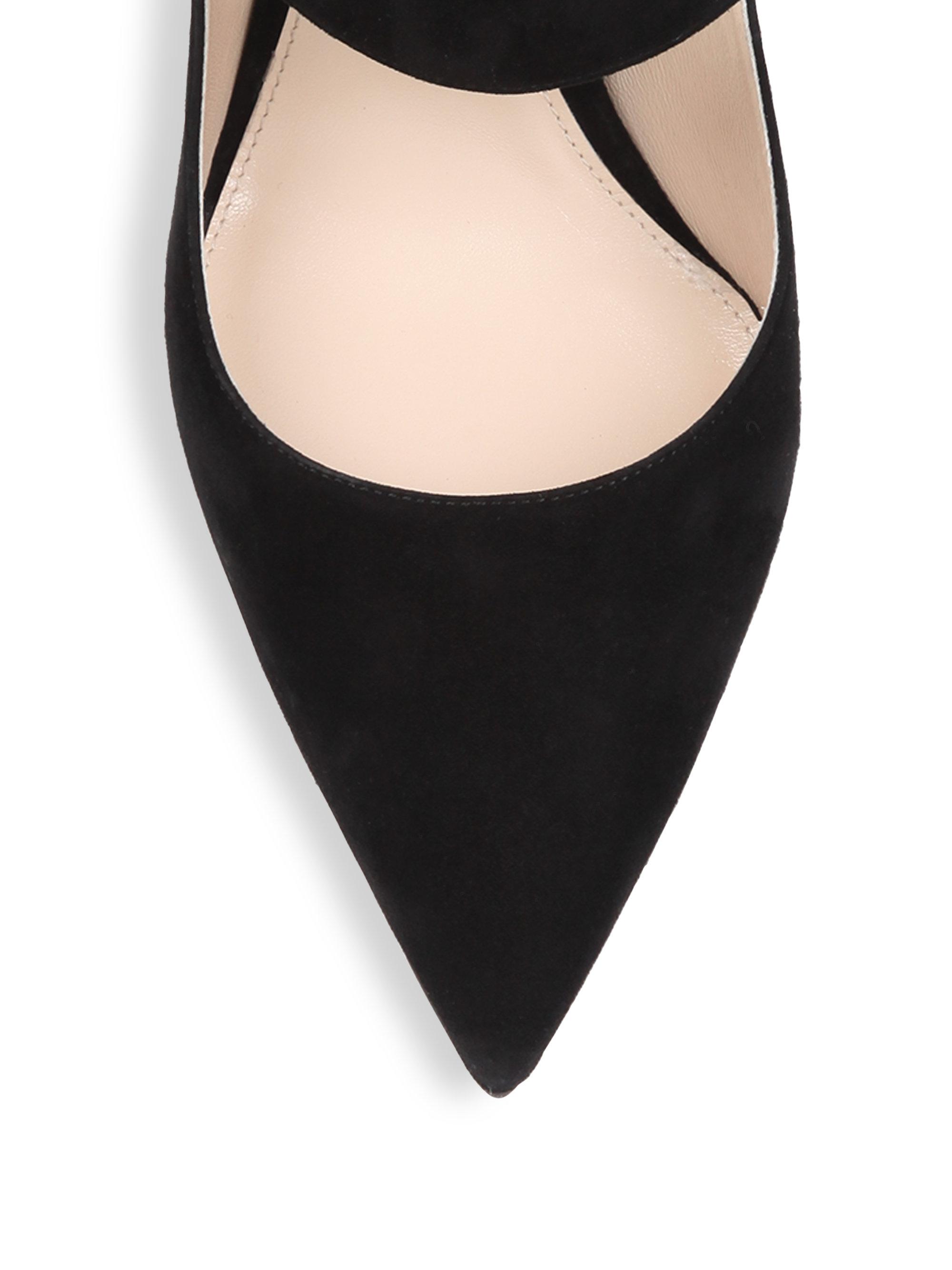 Prada Jeweled Velvet Mary Jane Pumps in Nero (Black) Lyst