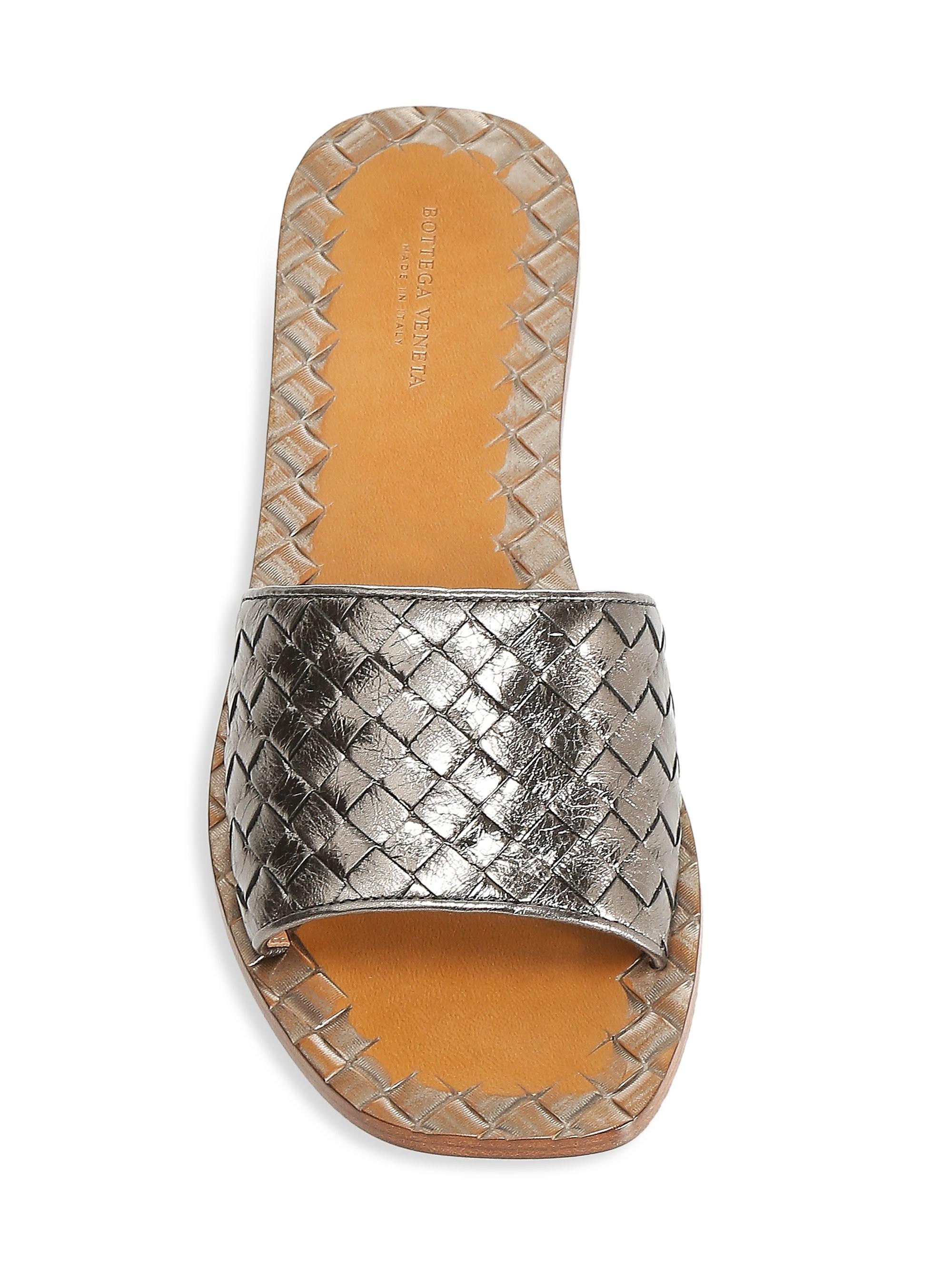 bottega veneta slides womens