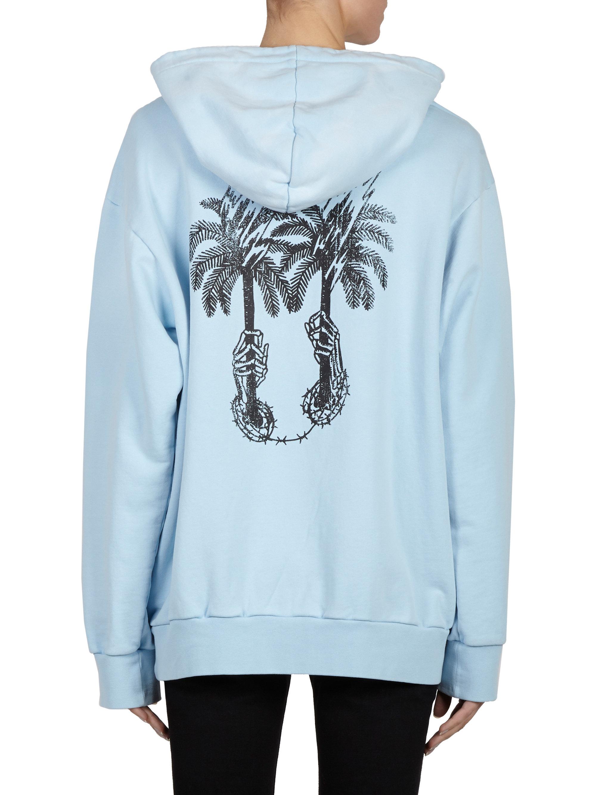 Palm Angels Palms Capture Hoodie in Baby Blue (Blue) - Lyst