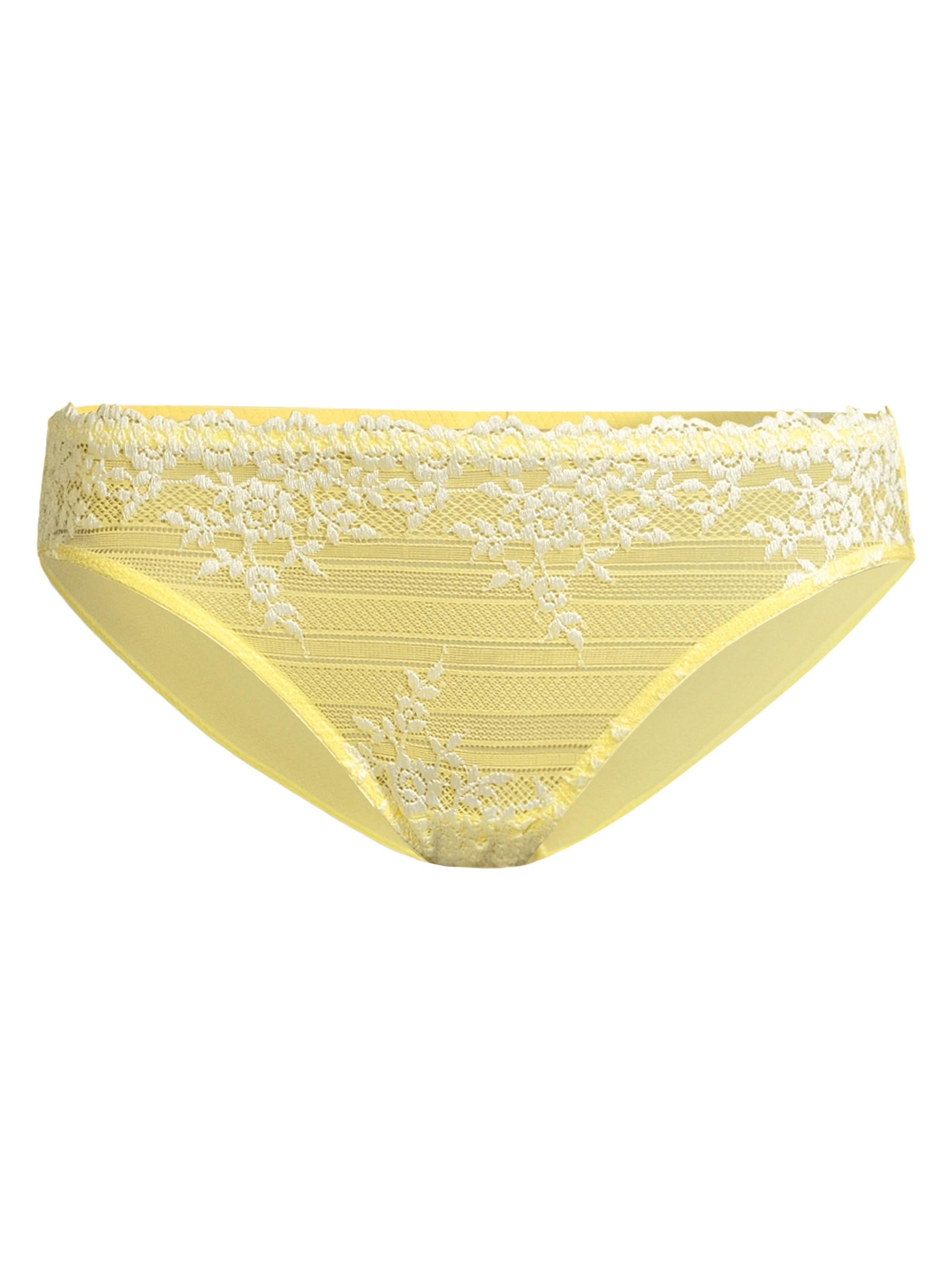 Wacoal Embrace Lace Panties in Yellow Lyst