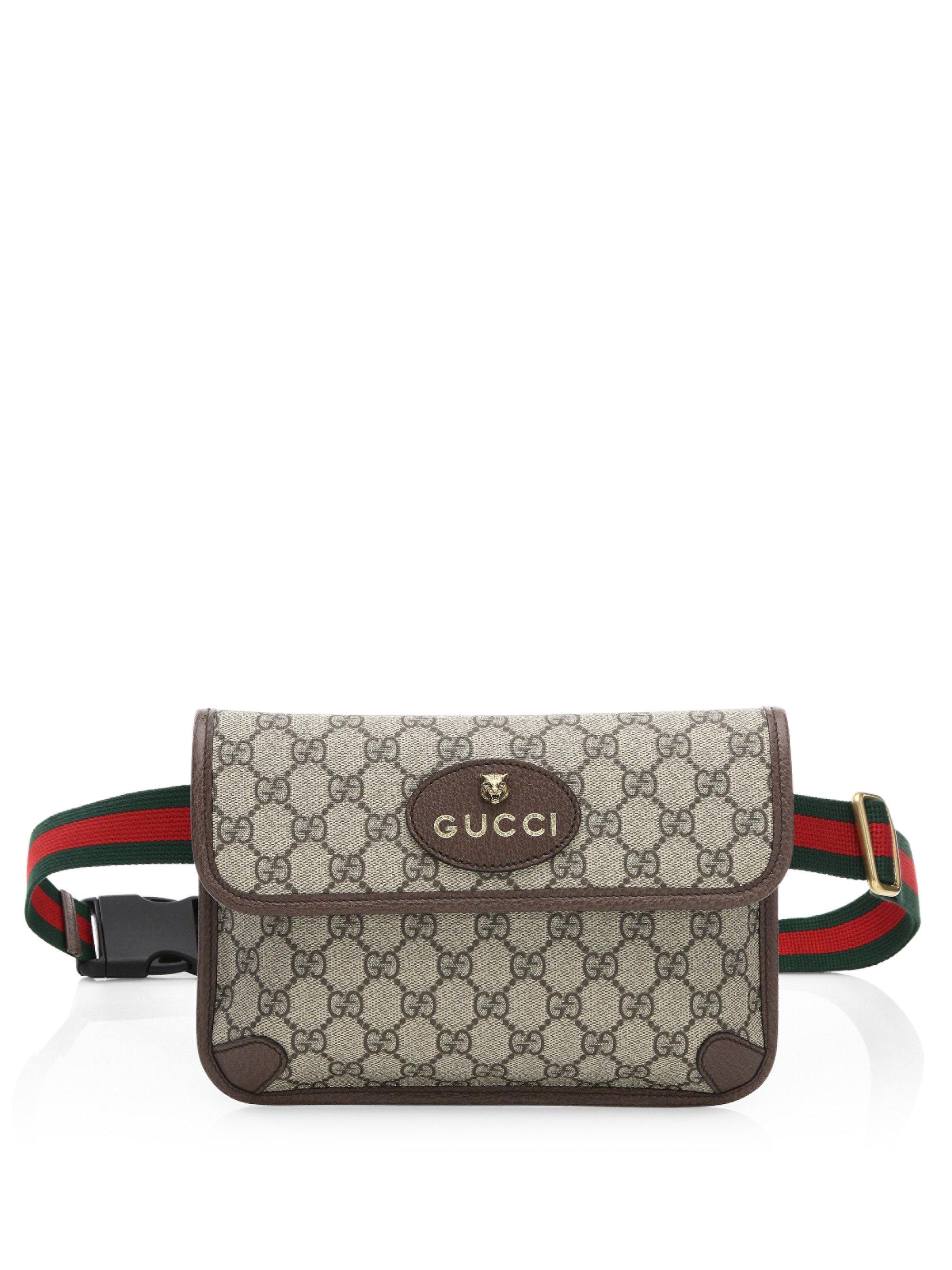 Lyst - Gucci Neo Vintage Canvas Belt Bag in Natural