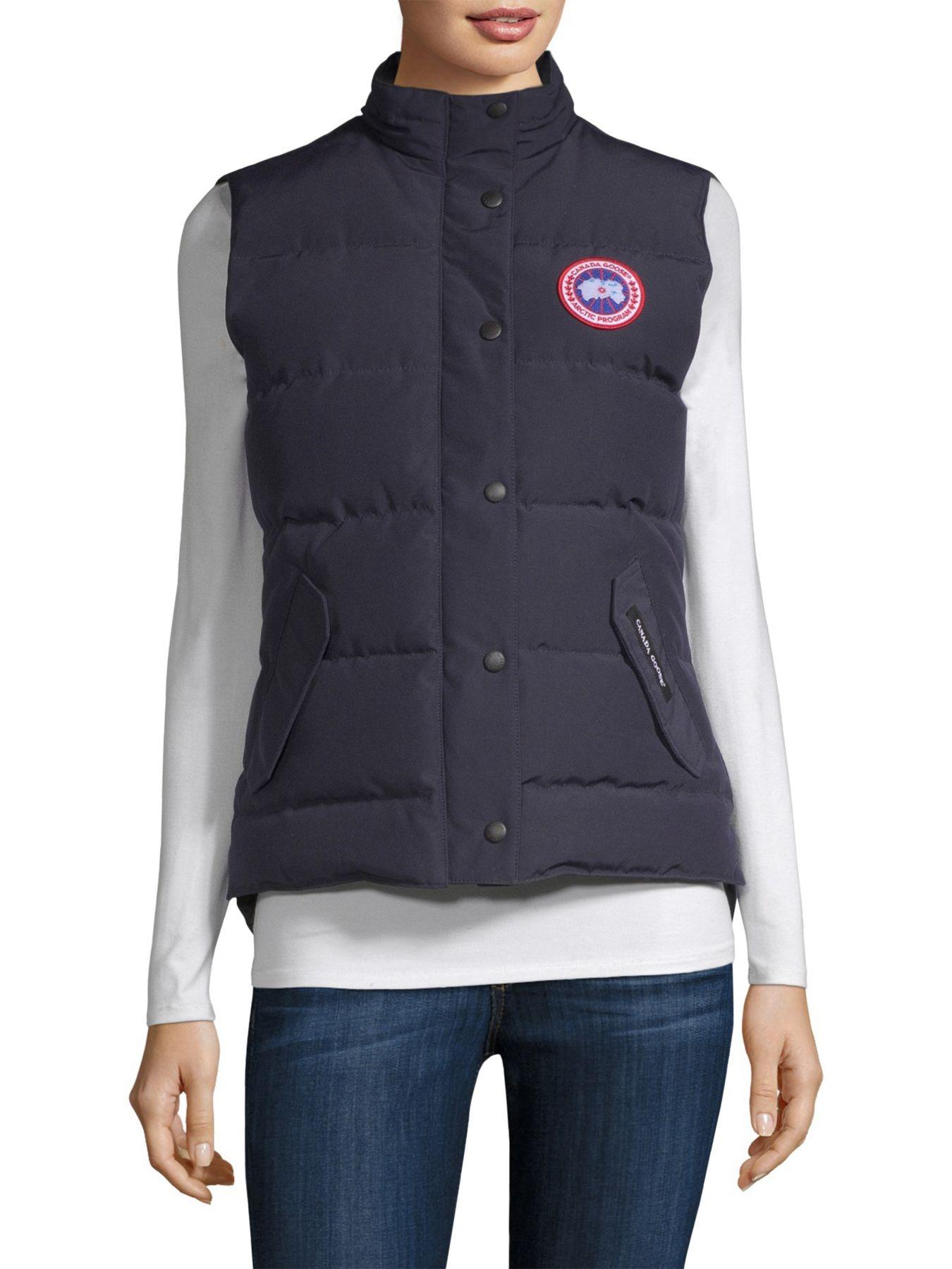 Canada Goose Synthetic Freestyle Puffer Vest in Navy (Blue) - Save 6%