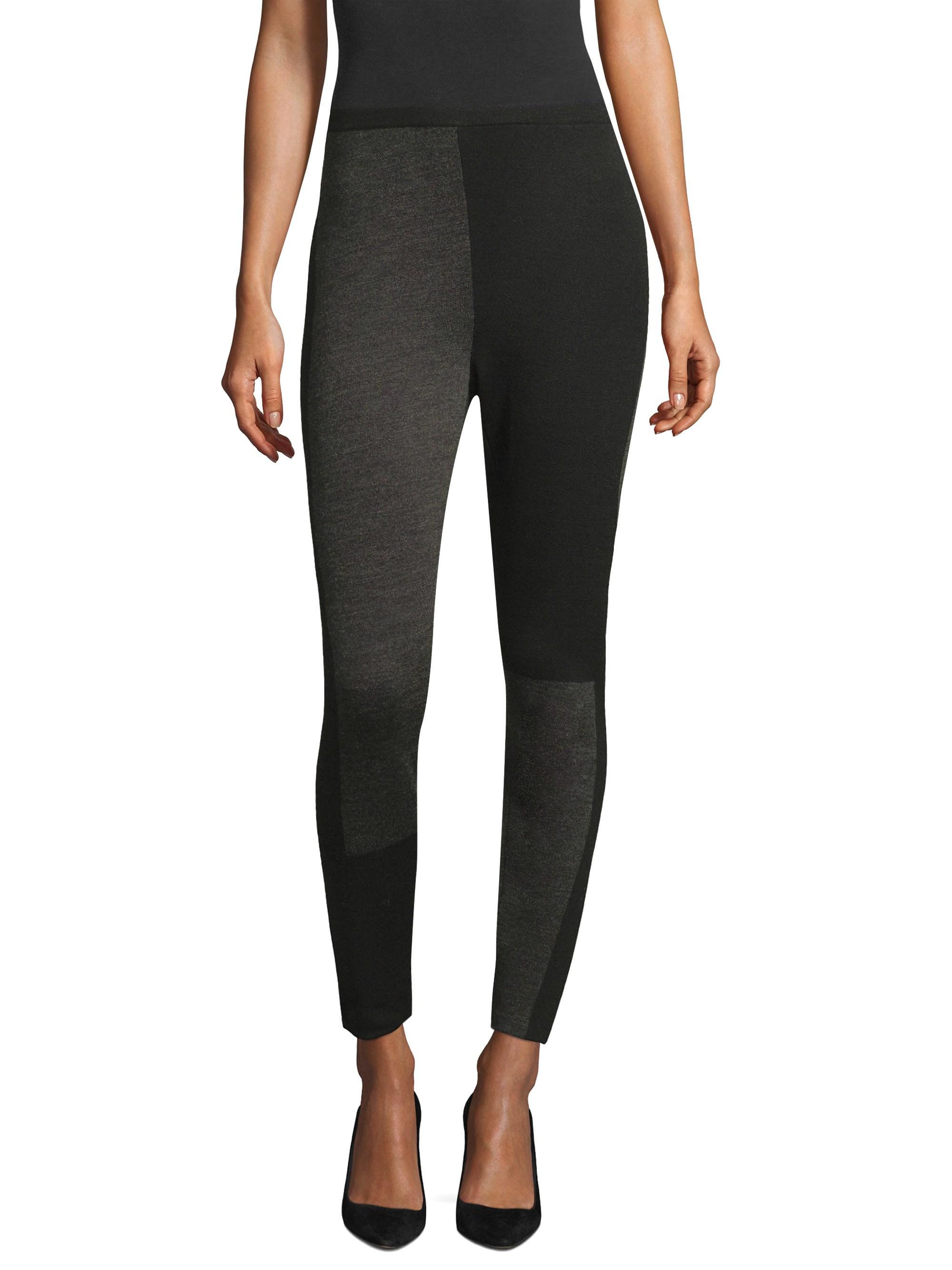 Eileen Fisher Merino Wool Leggings in Charcoal Black (Black) Lyst