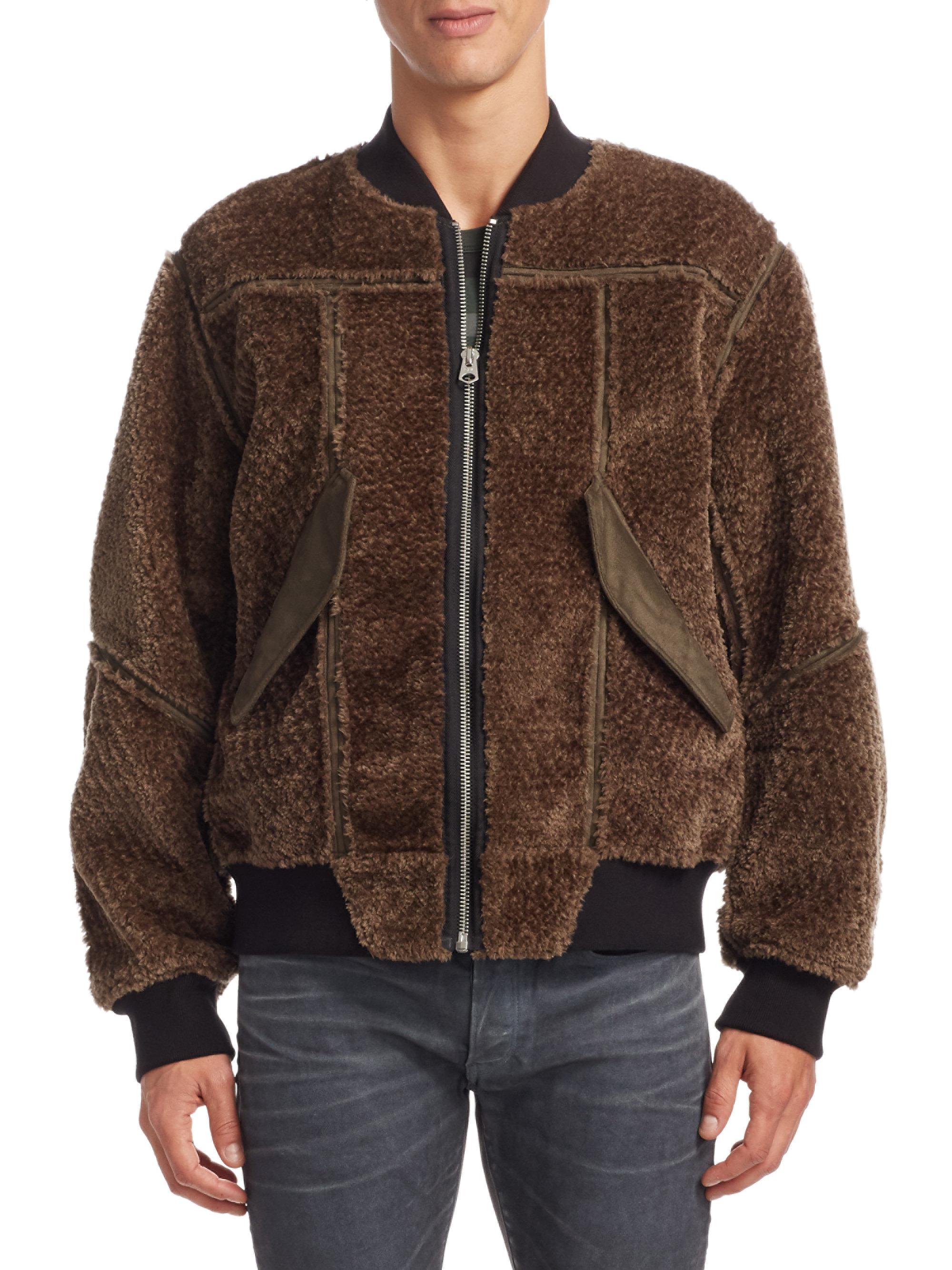 raw bomber jacket