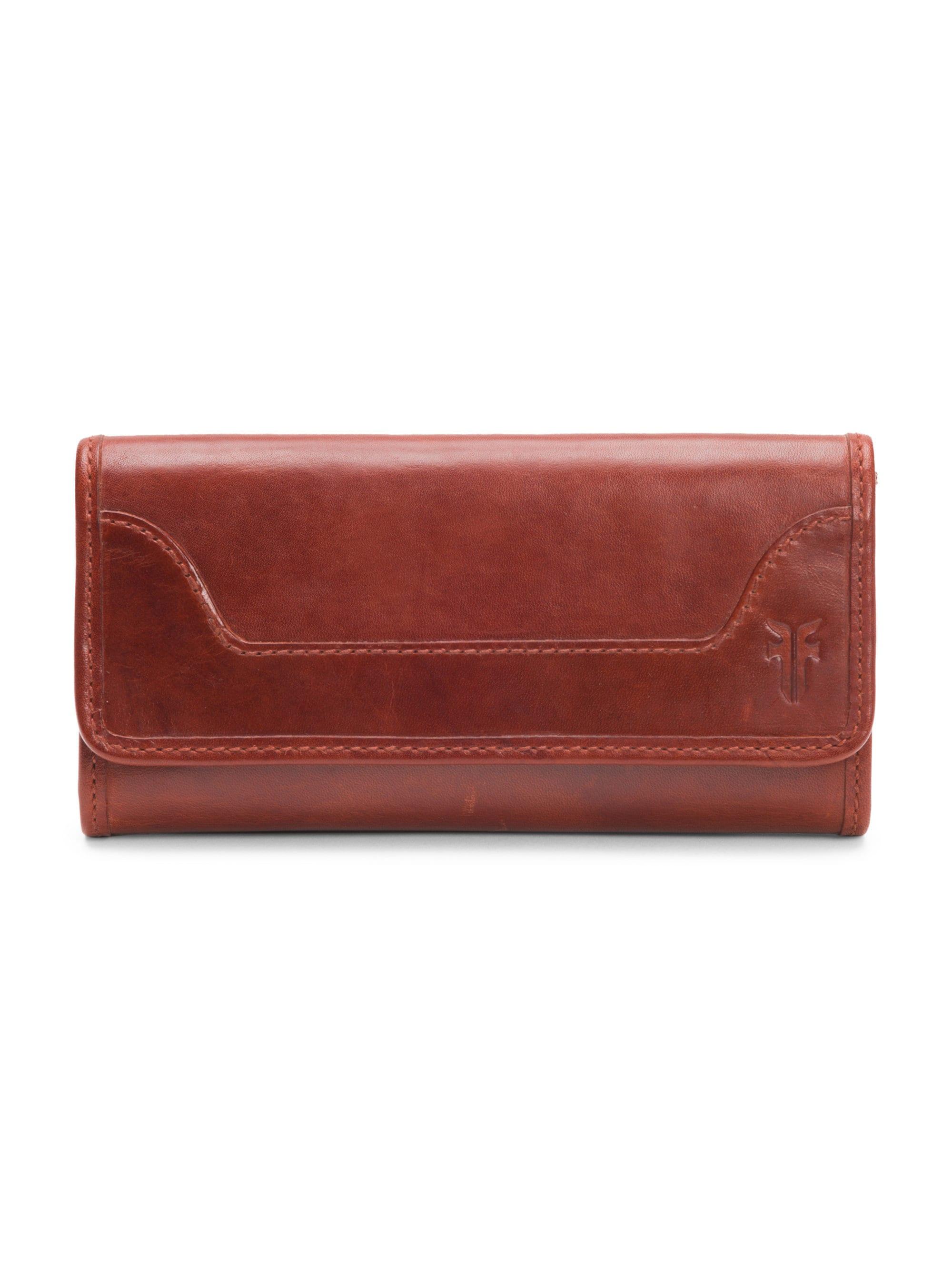 Frye Women&#39;s Melissa Leather Wallet - Cognac in Red Clay (Red) - Lyst