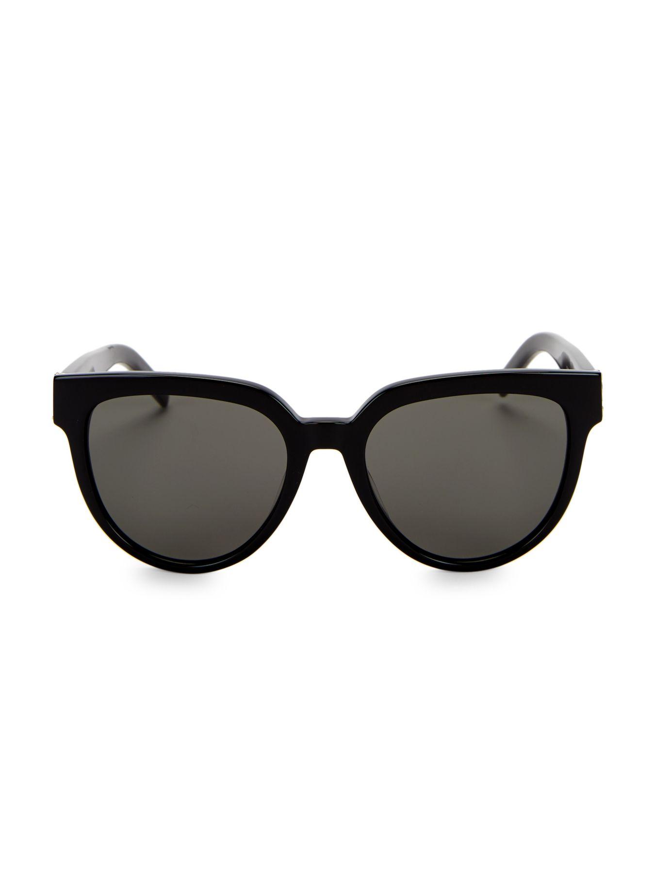 Saint Laurent M28 54mm Cat Eye Sunglasses in Black - Lyst