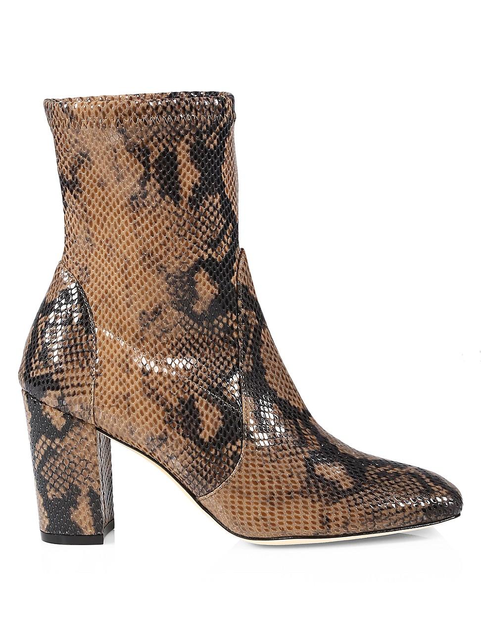 stuart weitzman snakeskin boots