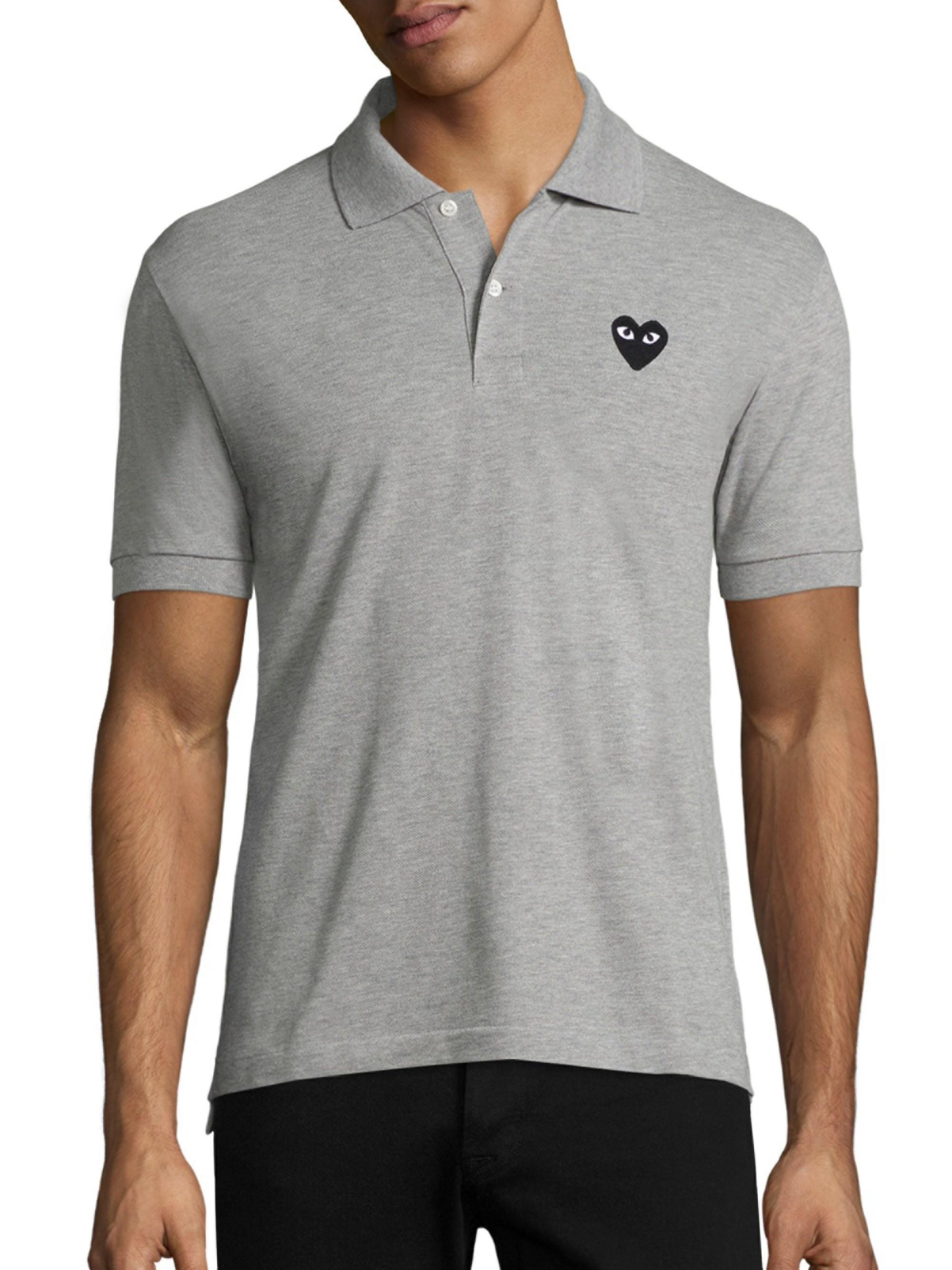 comme des garcons polo mens