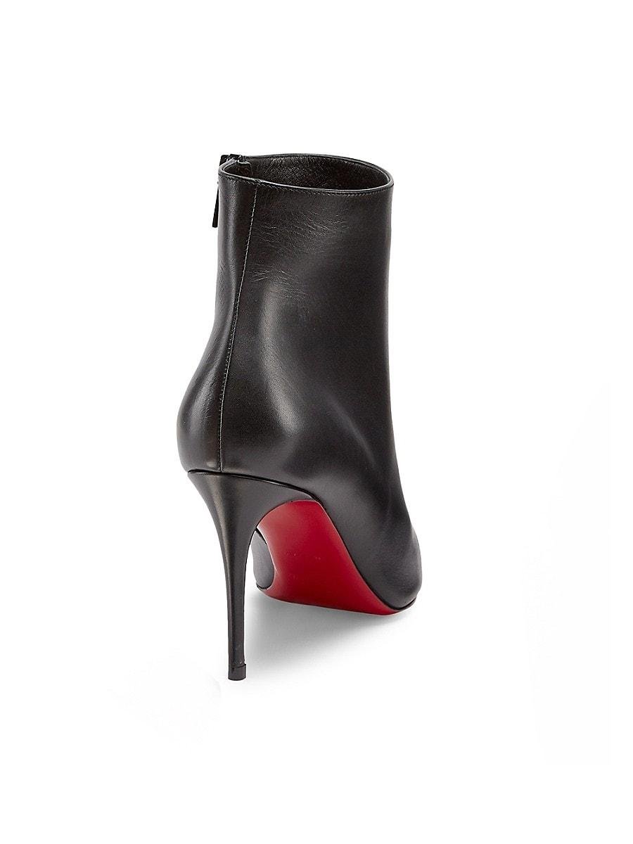 Christian Louboutin So Kate 85 Leather Booties in Black - Lyst